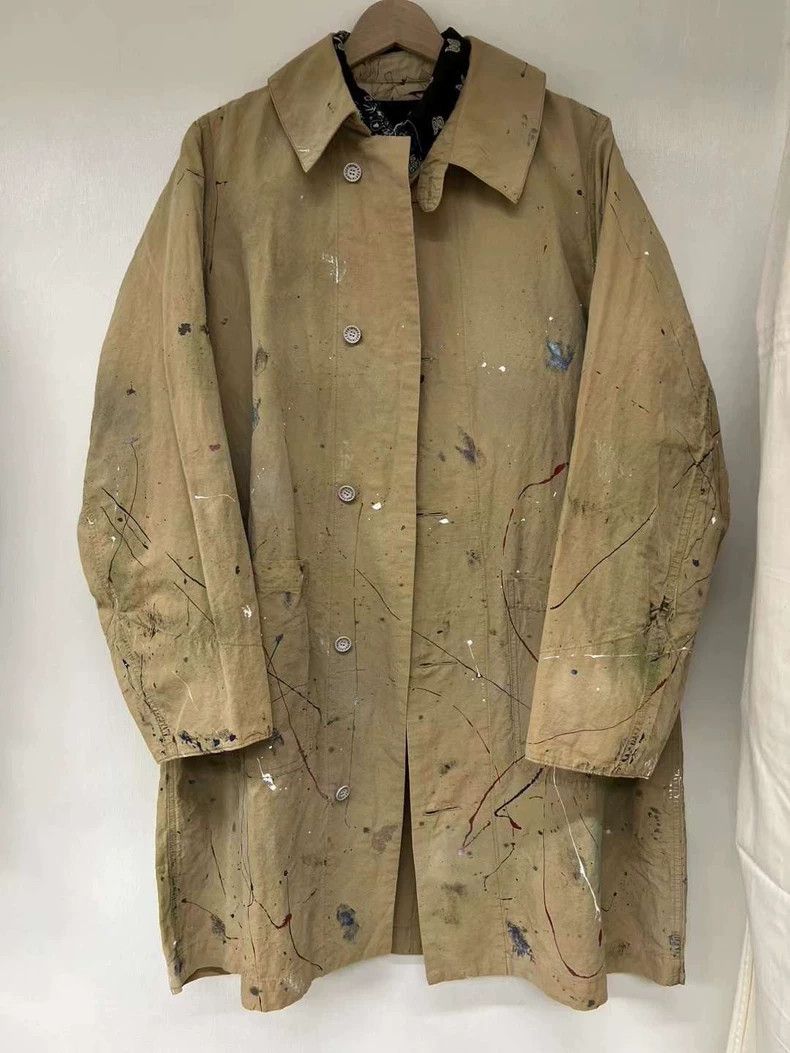 Visvim Visvim ICT GREASE MONKEY COAT BEIGE | Grailed