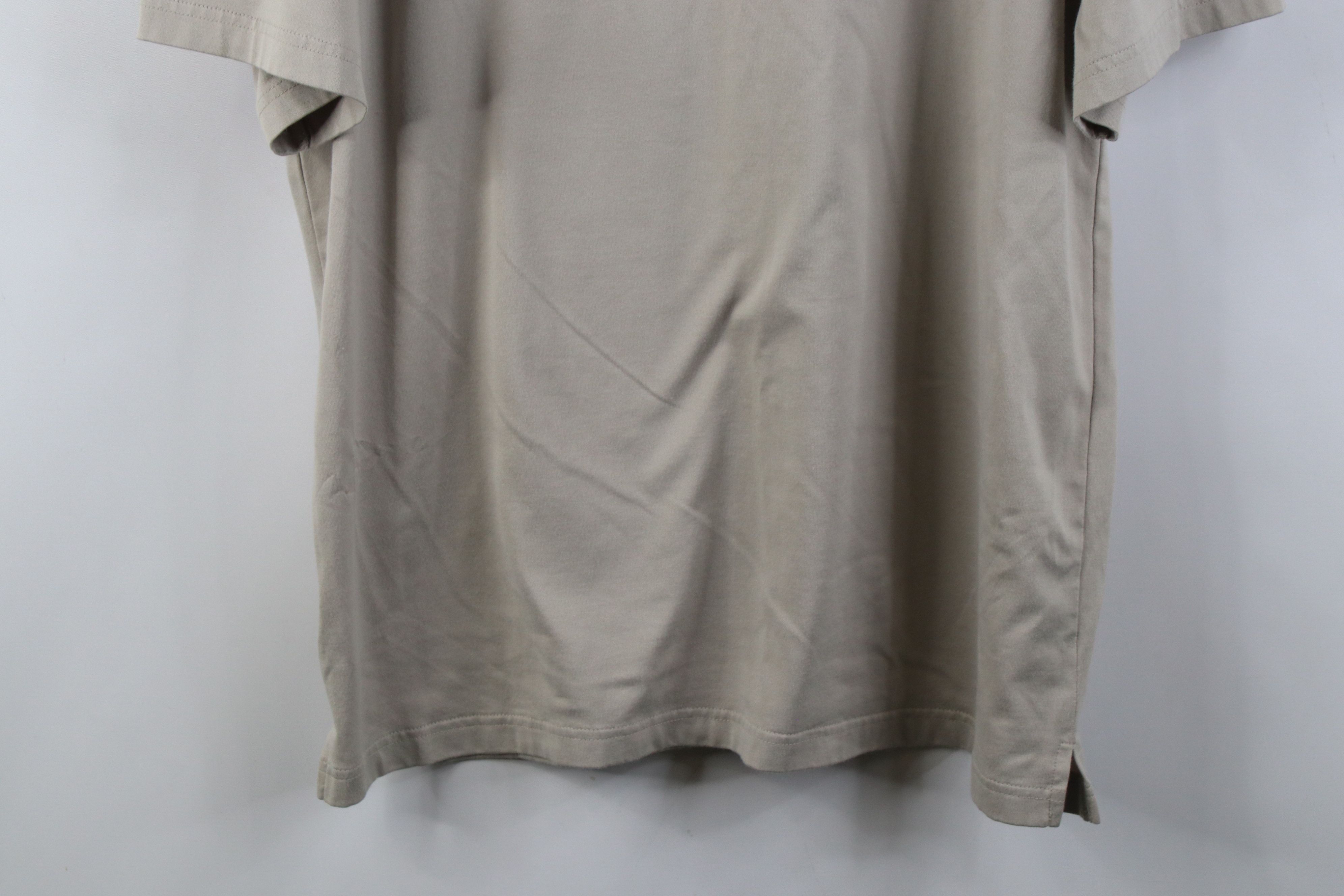 Vintage Vintage 90s Streetwear Knit Collared Golf Polo Shirt Tan Size US L / EU 52-54 / 3 - 12 Thumbnail