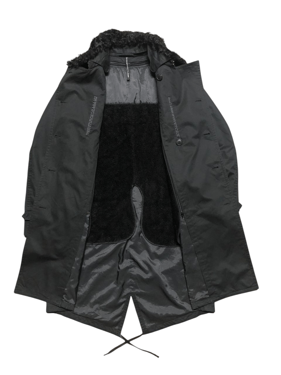 Neil Barrett Black Barrett By Neil Barrett Double Breasted Belted Size US M / EU 48-50 / 2 - 3 Thumbnail