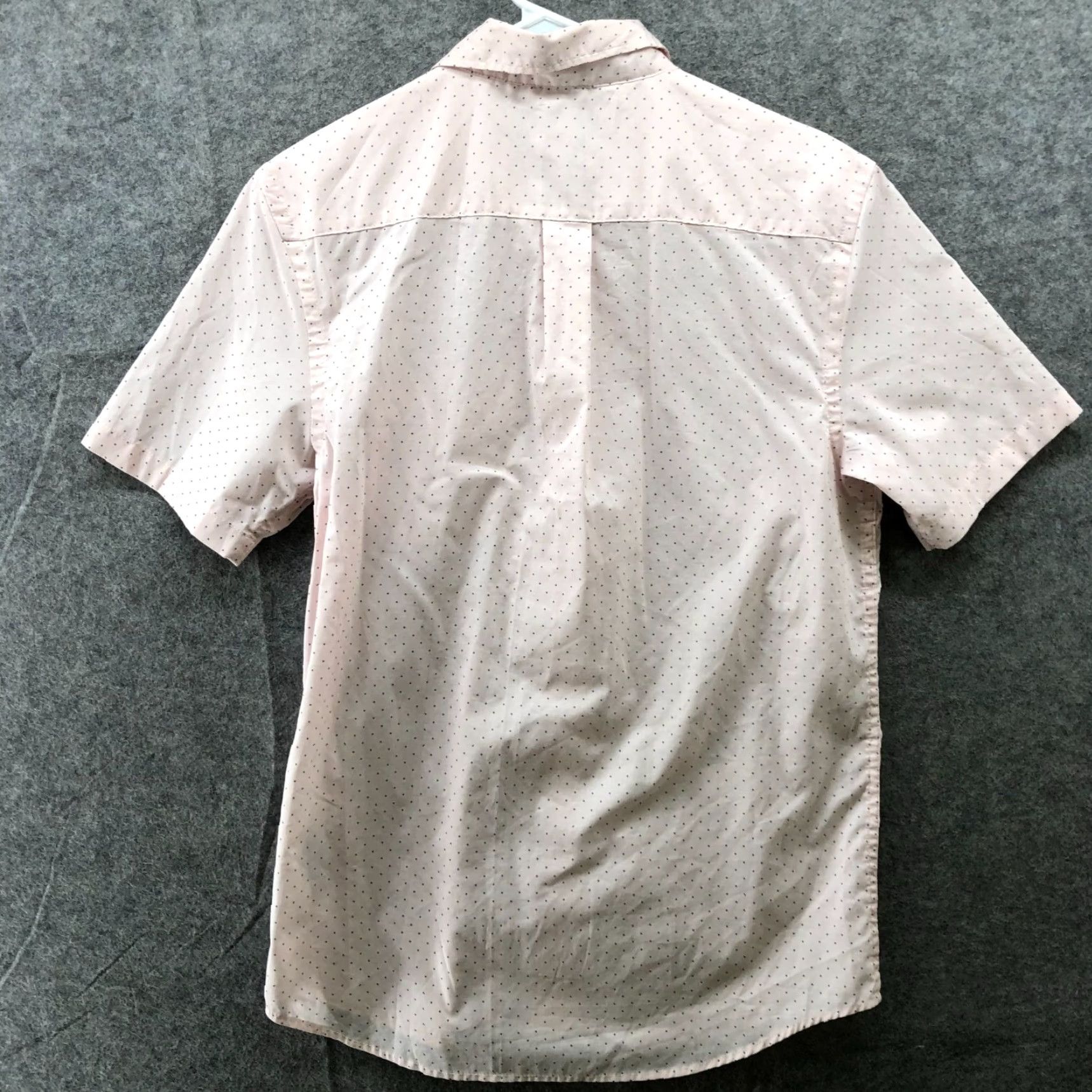 Old Navy VINTAGE Old Navy Pink Polka Dot Button-Up Shirt Mens S Short Sleeve Lightweight Stretch Casual Size US S / EU 44-46 / 1 - 2 Thumbnail