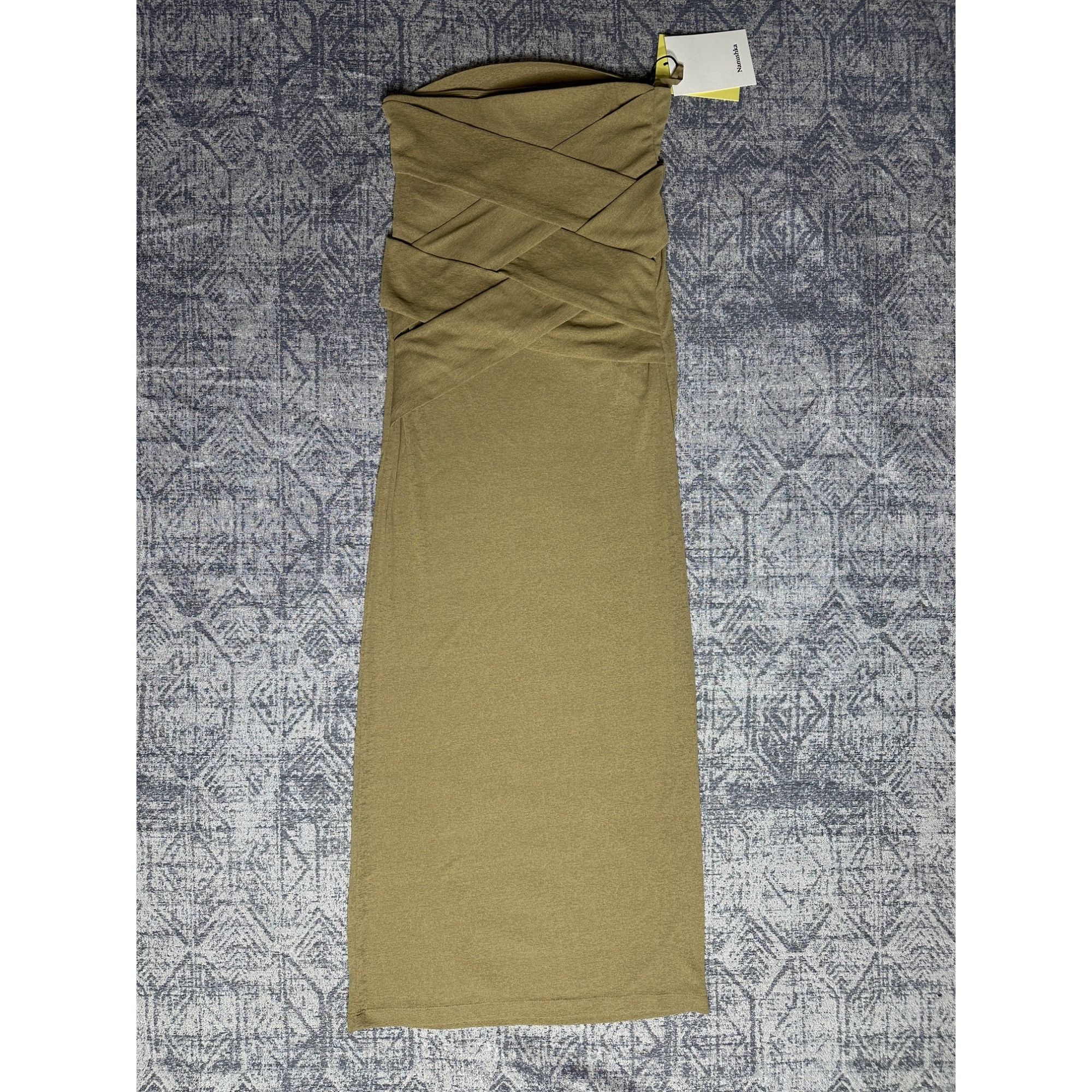 Nanushka Nanushka Draped Mesh Jersey Maxi Skirt Size 26" / US 2 / IT 38 - 1 Thumbnail