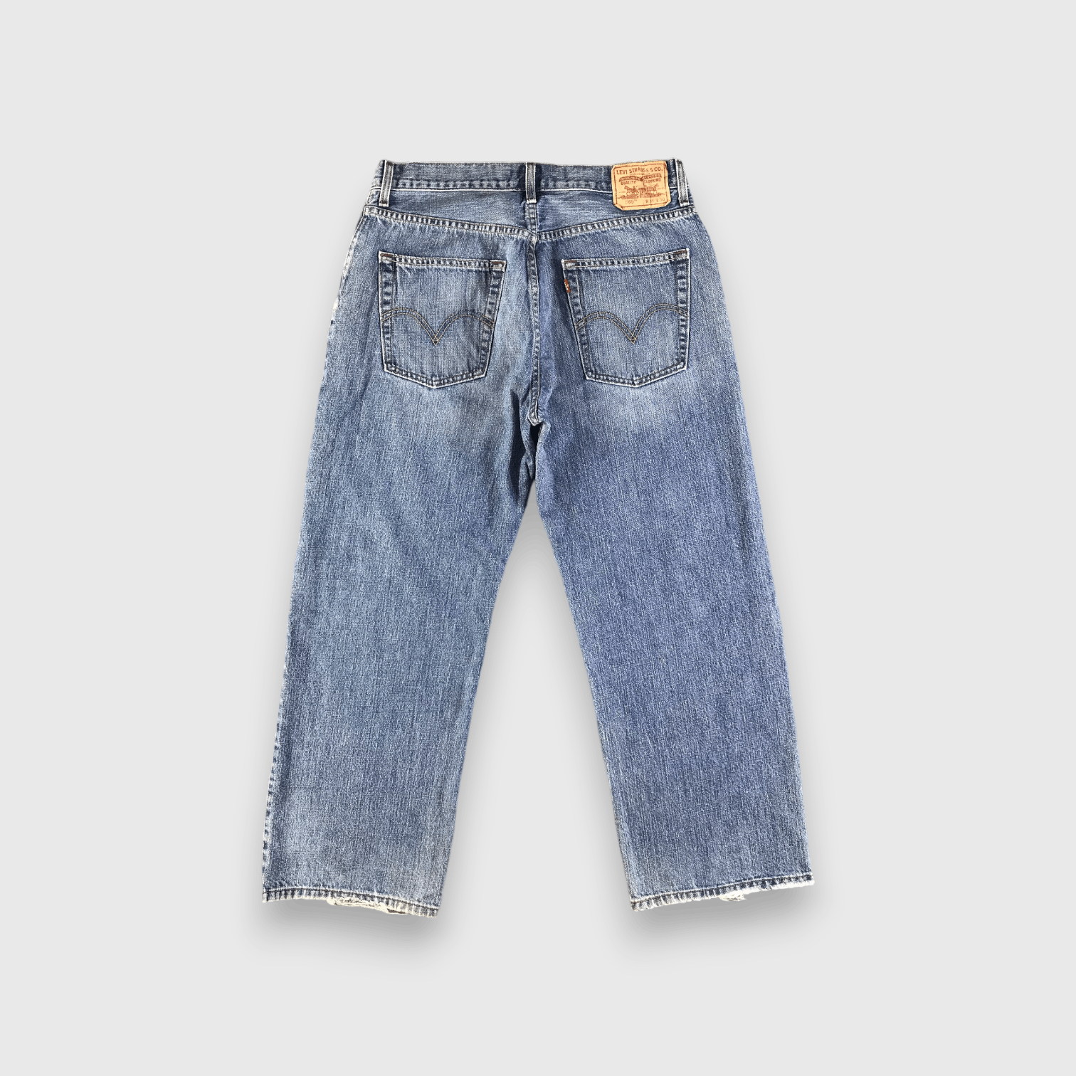 Levi's Vintage Blue Wash Levis 569 Jeans-J3491 Size US 34 / EU 50 - 2 Thumbnail