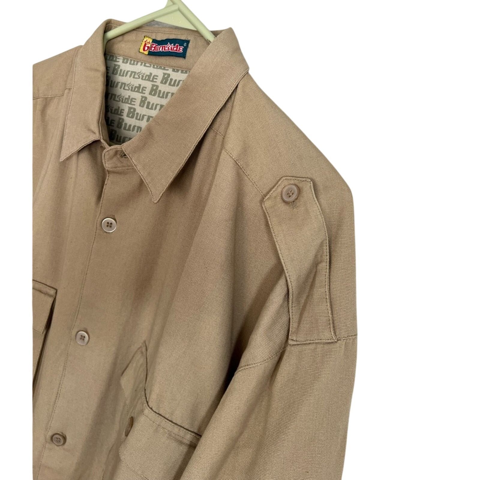 Burnside Men's XL Burnside Long Sleeve Skater Heavy Button Down Shirt Size US XL / EU 56 / 4 - 3 Thumbnail