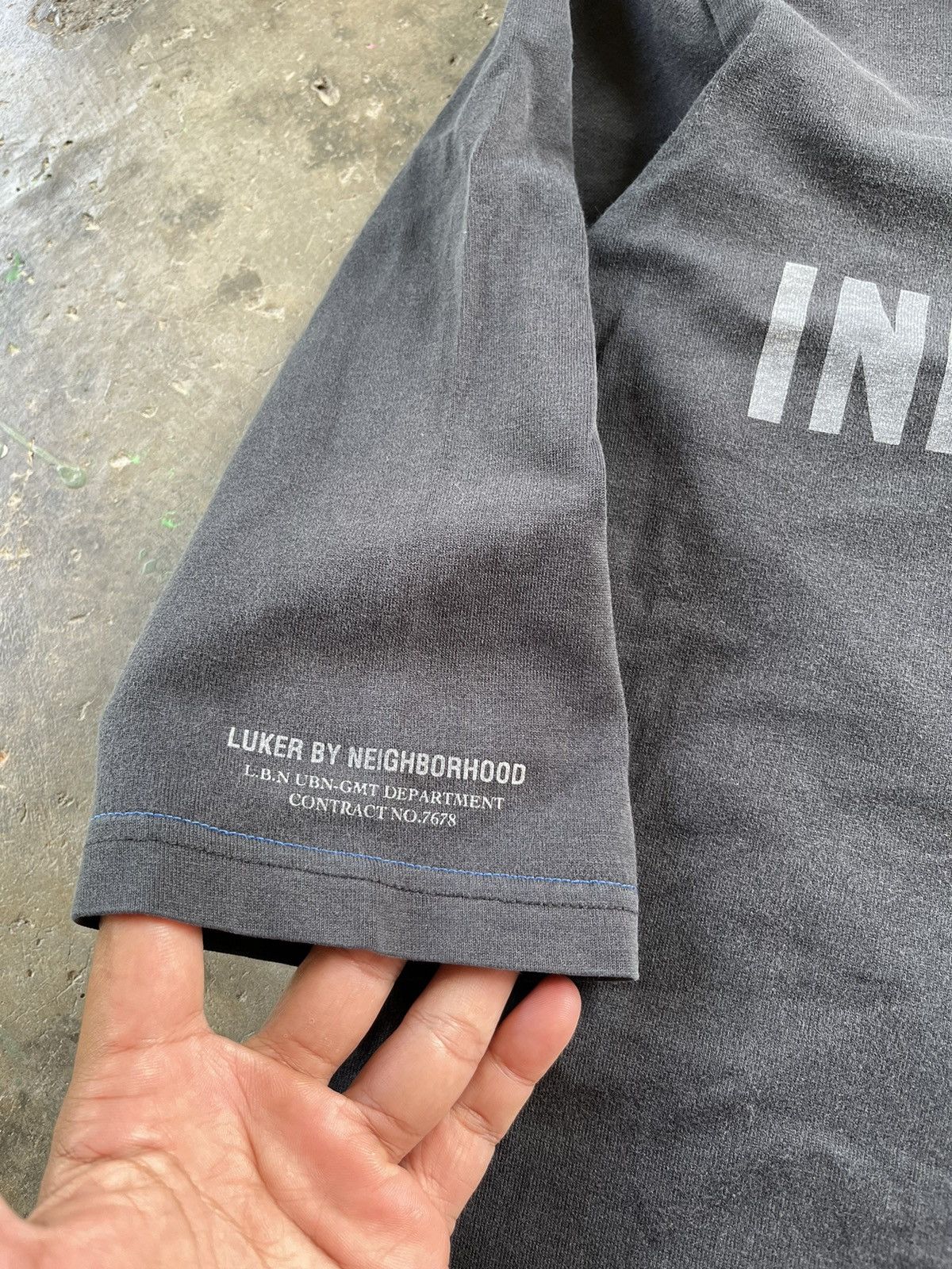 Japanese Brand × Neighborhood 🔥Luker Neighborhood Big Logo 3 Quarter Tees Japan Size US S / EU 44-46 / 1 - 5 Thumbnail