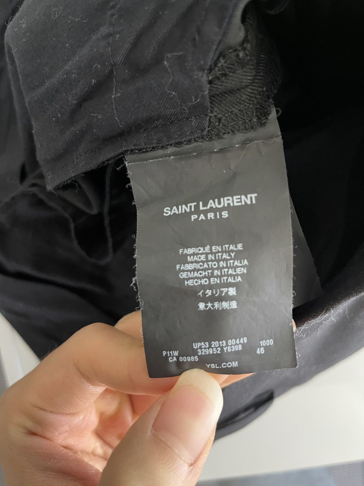 Hedi Slimane × Saint Laurent Paris 13AW Suit Pants Size US 29 - 3 Thumbnail