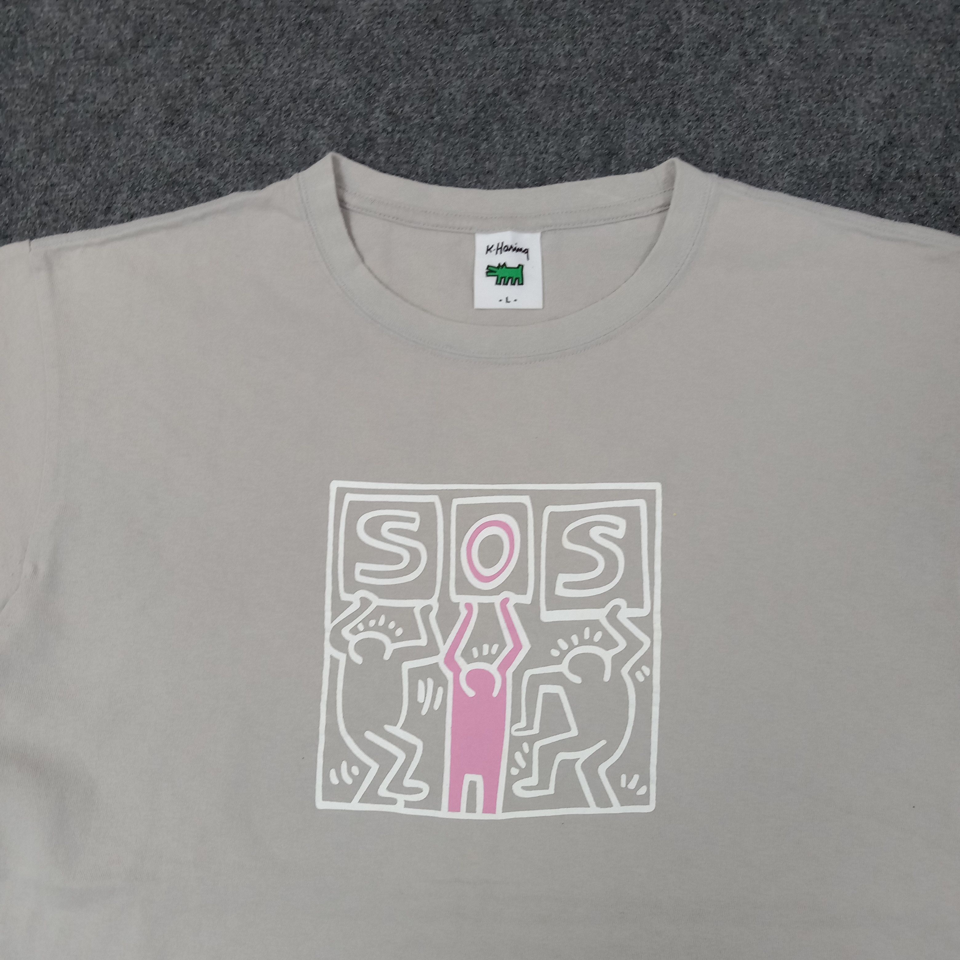 Keith Haring Keith Haring Designer Artwork Tshirt C223N77 Size US L / EU 52-54 / 3 - 2 Thumbnail