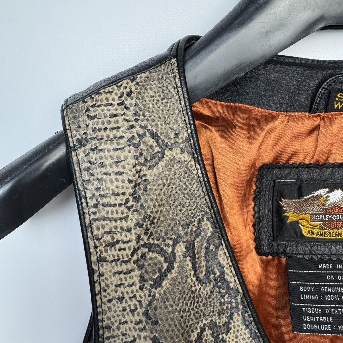 Harley Davidson Harley Davidson Motorcycle Leather Vest Vintage Sz S Women Size S / US 4 / IT 40 - 8 Thumbnail