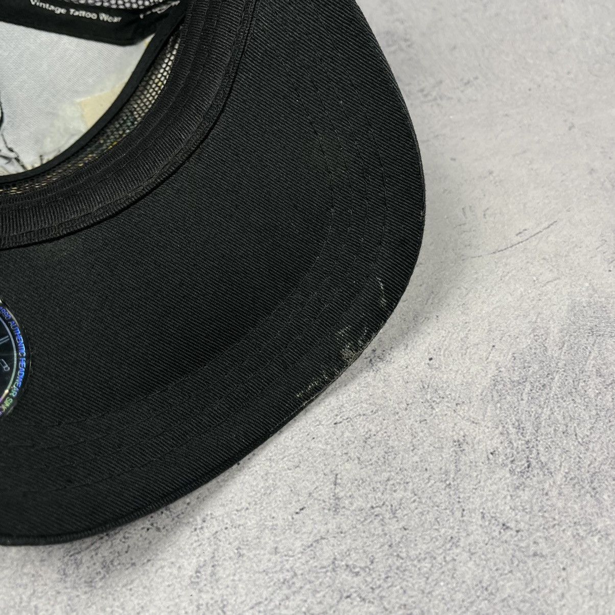 Ed Hardy × Vintage Vintage Ed Hardy rose tattoo y2k trucker cap 90’s Size ONE SIZE - 7 Thumbnail