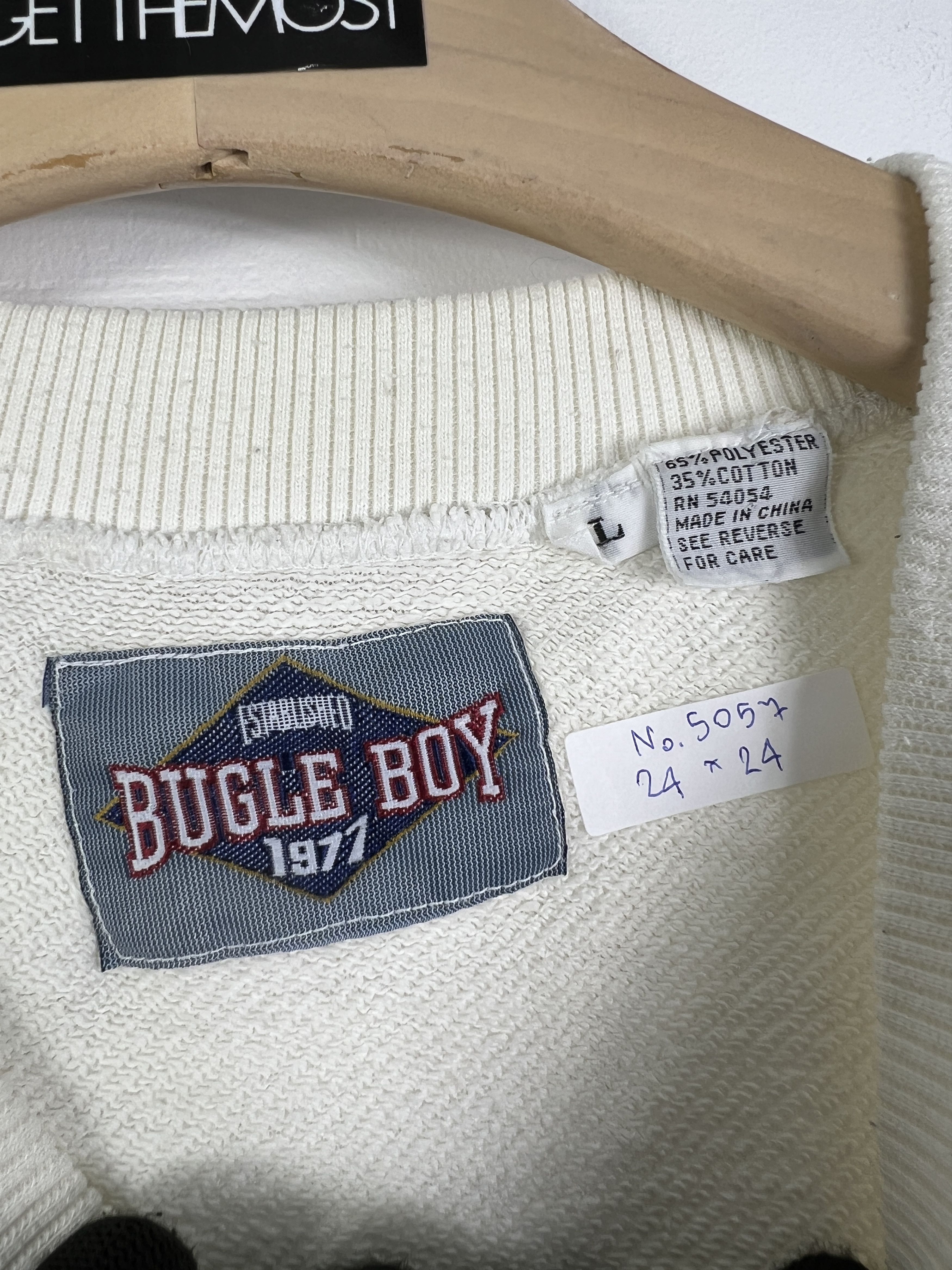 Bugle Boy No.5057 Vintage 90s Bugle Boy Graphic Sweatshirt (L) Size US L / EU 52-54 / 3 - 3 Thumbnail