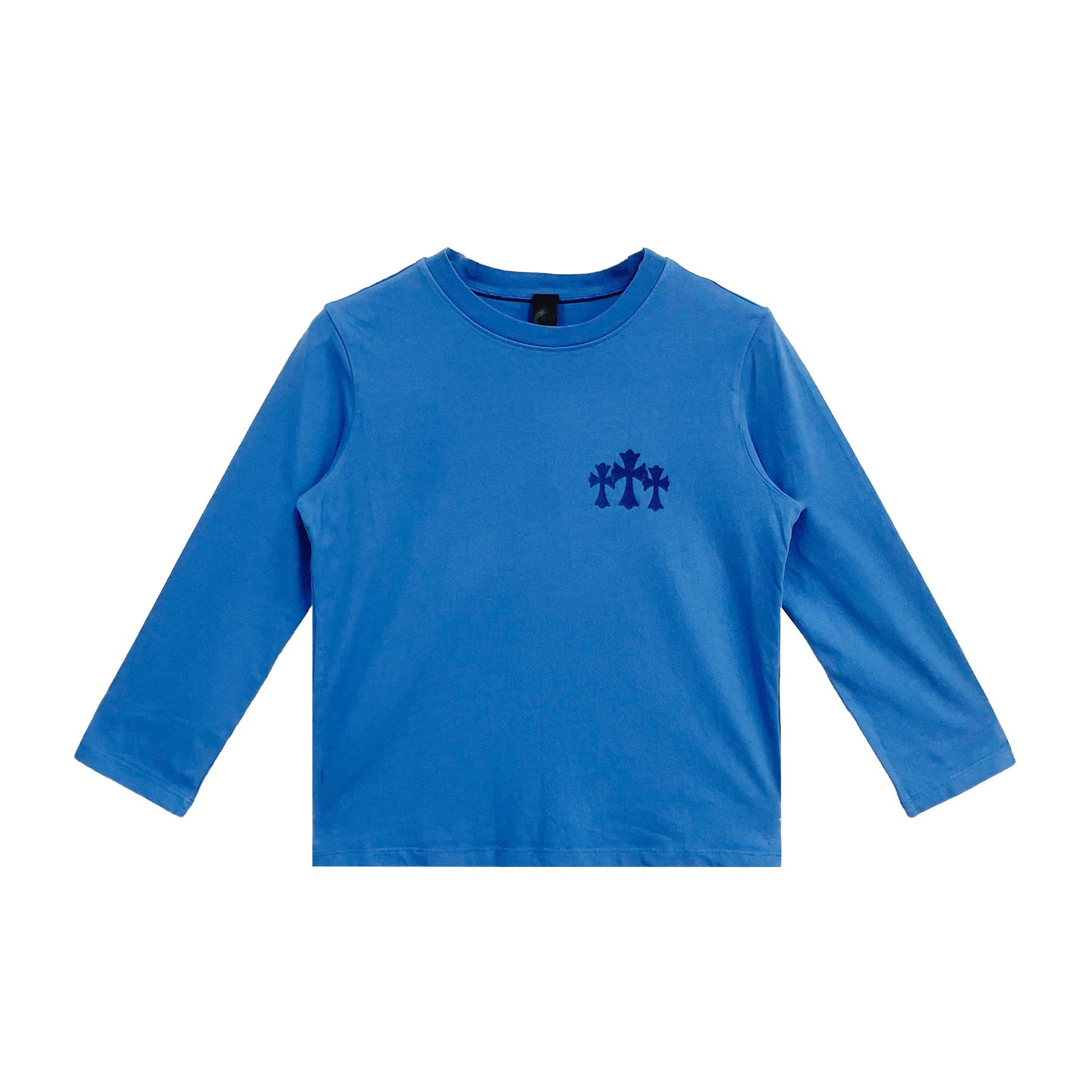 Chrome Hearts Chrome Hearts Triple Cross Hollywood Blue Long Sleeve T Size S / US 4 / IT 40 - 2 Thumbnail