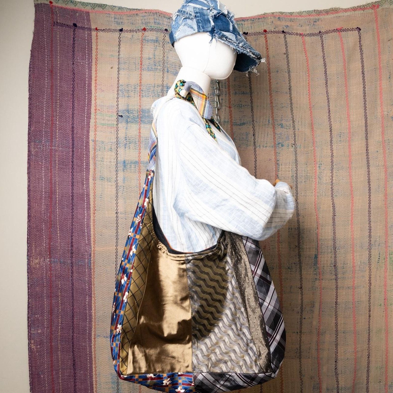 Other Custom upcycled hobo bag Size ONE SIZE - 2 Thumbnail