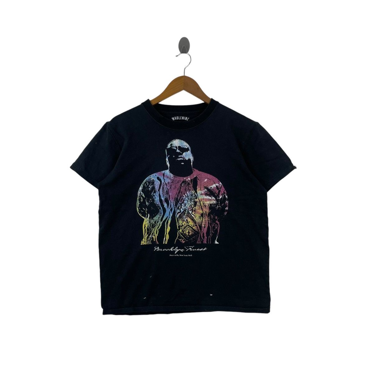 Japanese Brand Wholenine Notorious B.I.G. HIP-HOP BIGGIE Tee Shirt Size US M / EU 48-50 / 2 - 1 Thumbnail