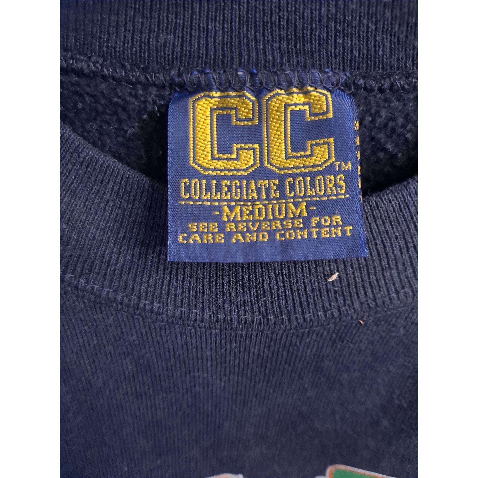 Other VTG Collegiate Colors Mens Navy University of Miami Sweatshi Size US M / EU 48-50 / 2 - 4 Thumbnail