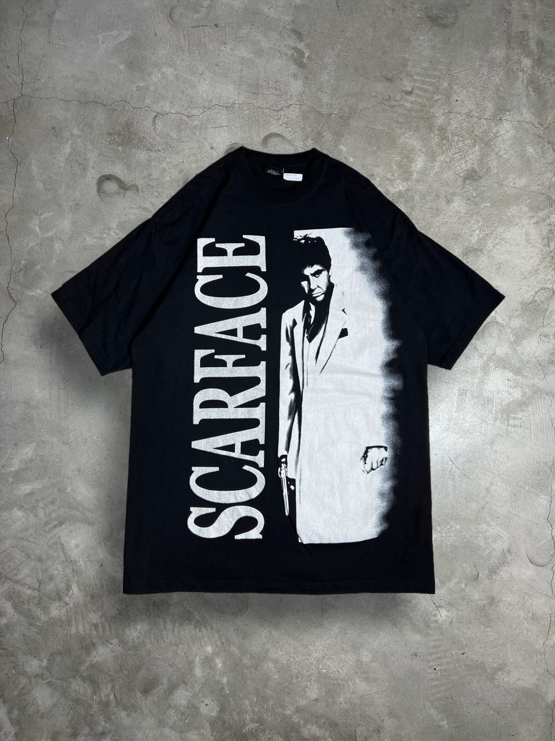 Vintage Scarface Al Pacino Movie Big Print Tee (XL) GTME285 Size US XL / EU 56 / 4 - 1 Thumbnail