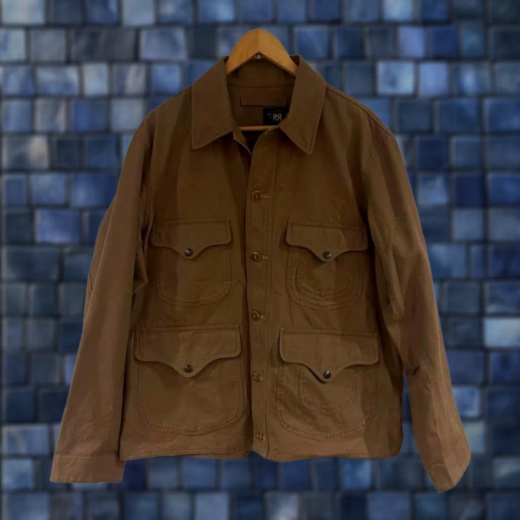 Ralph Lauren RRL Ralph Lauren Men's Sandoval Jacket Hunting Jacket Size L Brown Solid USED Jacket Size US L / EU 52-54 / 3 - 1 Thumbnail