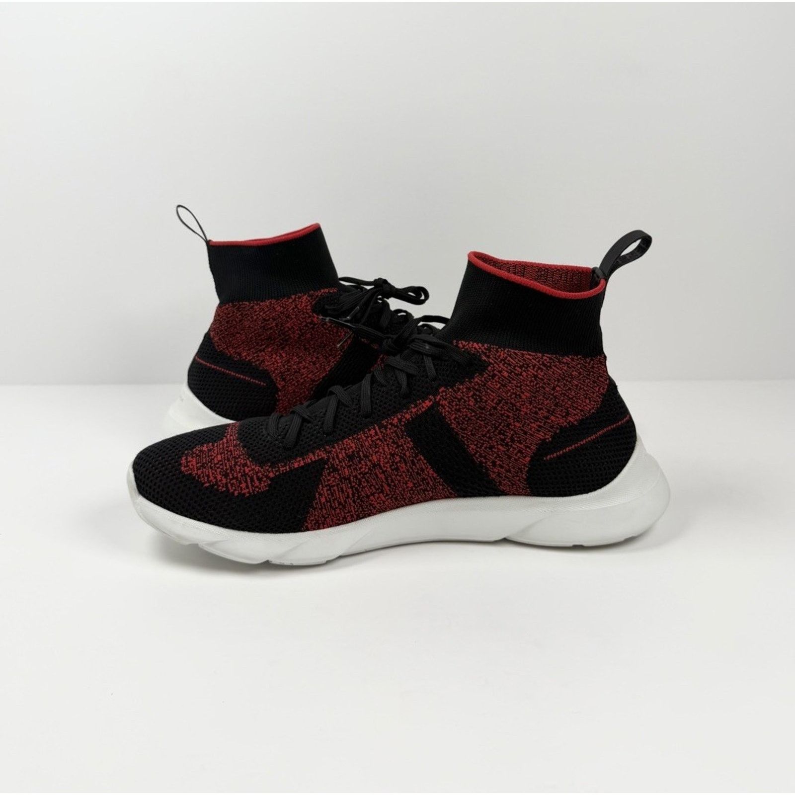 Dior Size 45EU/12US - Dior B21 Red Sock High Top Sneakers Size US 12 / EU 45 - 8 Thumbnail