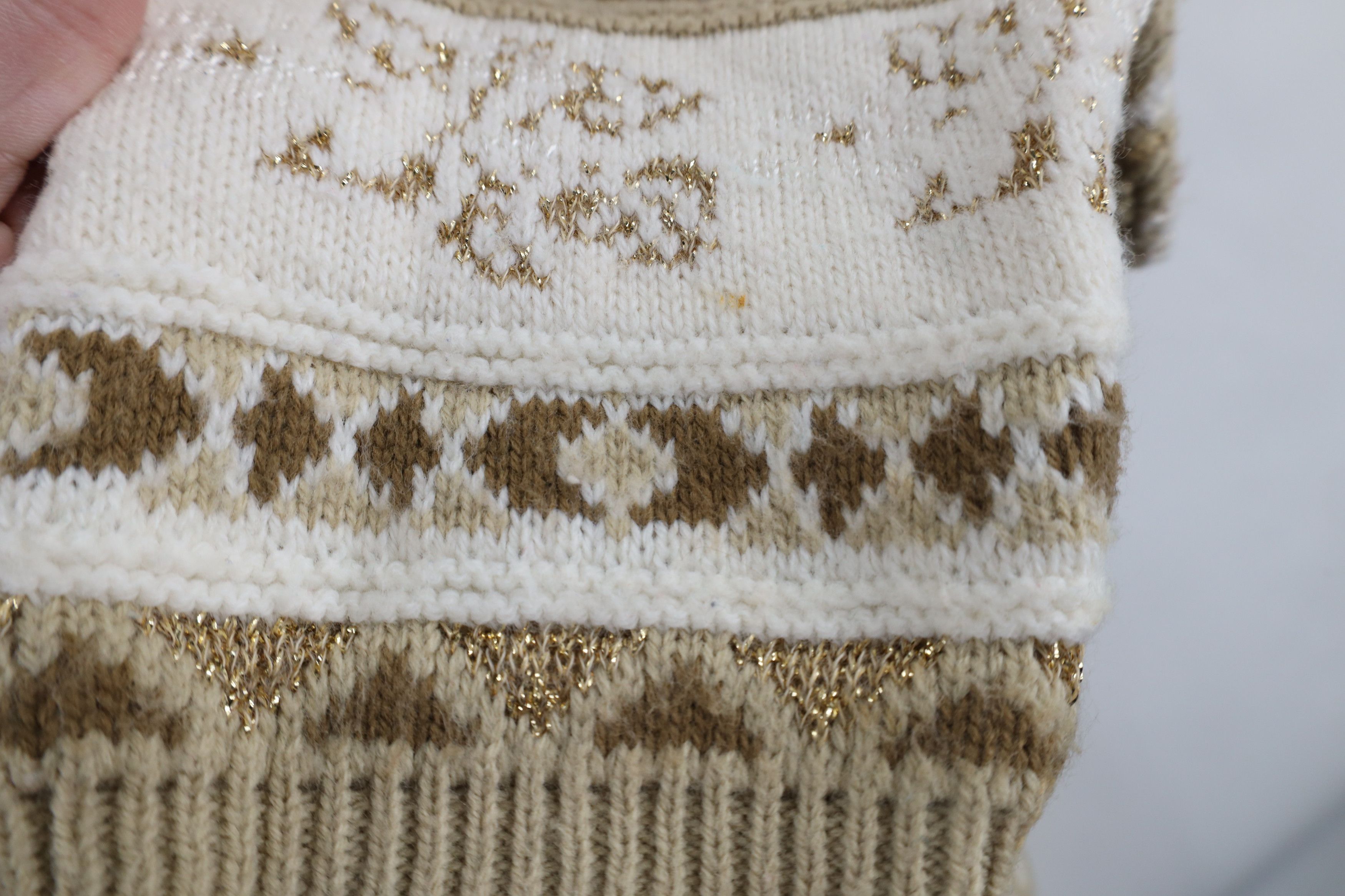 Vintage Vintage 90s Streetwear Fair Isle Knit Tunic Sweater USA Size XXL / US 16-18 / IT 52-54 - 4 Thumbnail