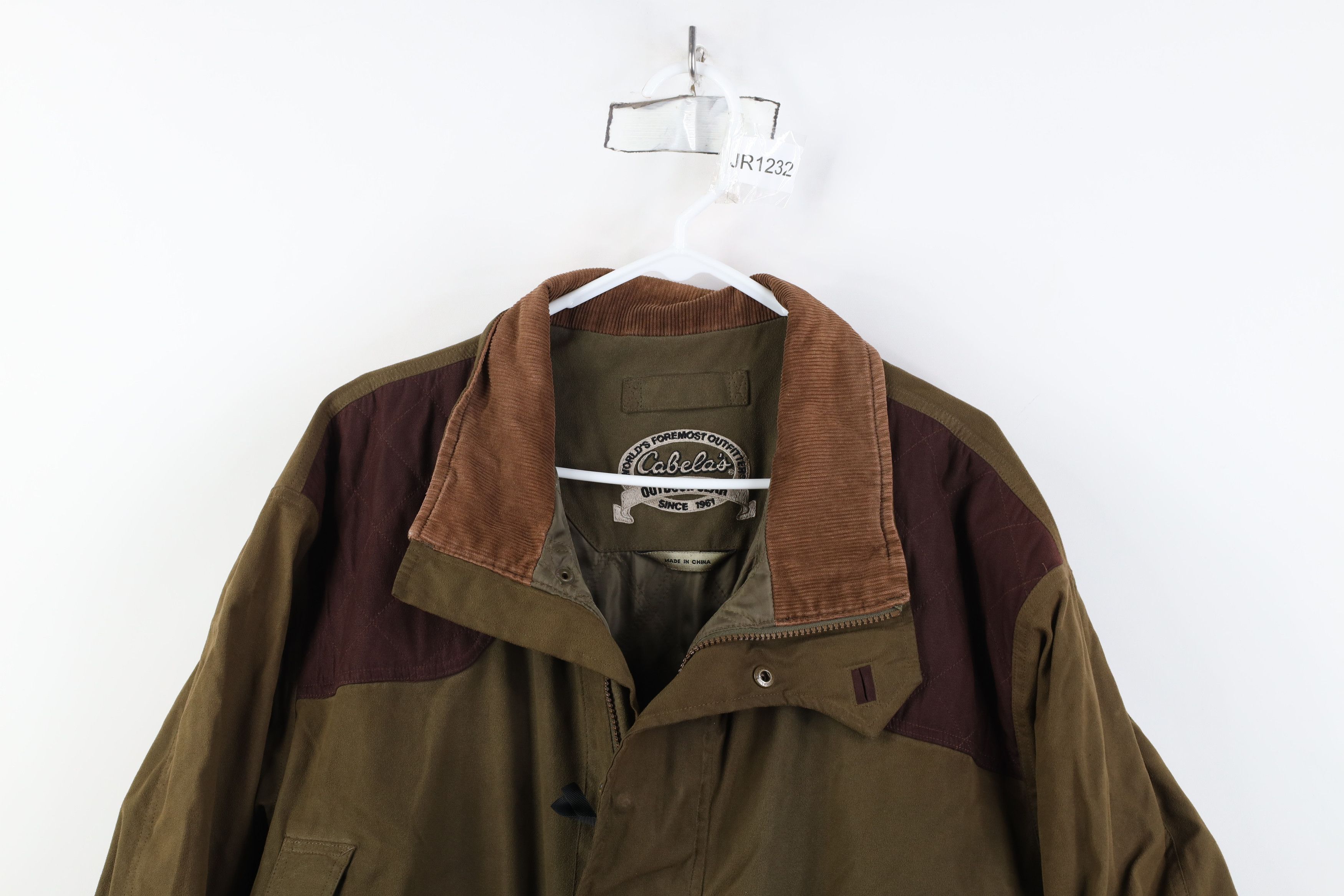 Cabelas Vintage 90s Cabelas Hunting Parka Jacket Coat Breen Size US XL / EU 56 / 4 - 2 Thumbnail