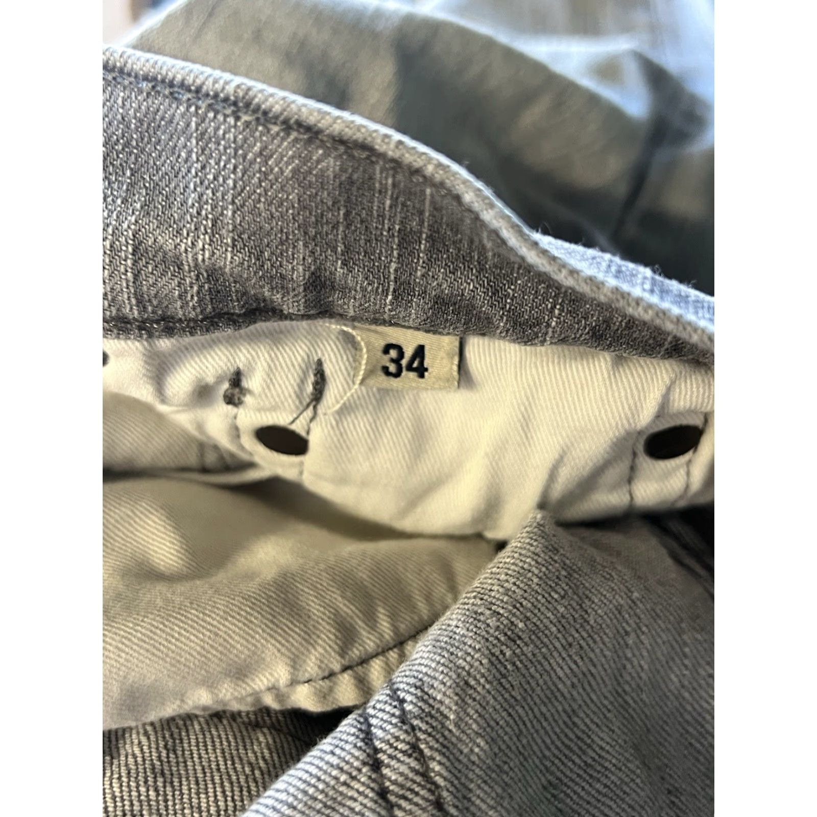 J Brand J. Brand Men's Kane Slim Straight Casual Cosy Fit Ricochet Gray Jeans Sz 34 x 31 Size US 34 / EU 50 - 5 Thumbnail