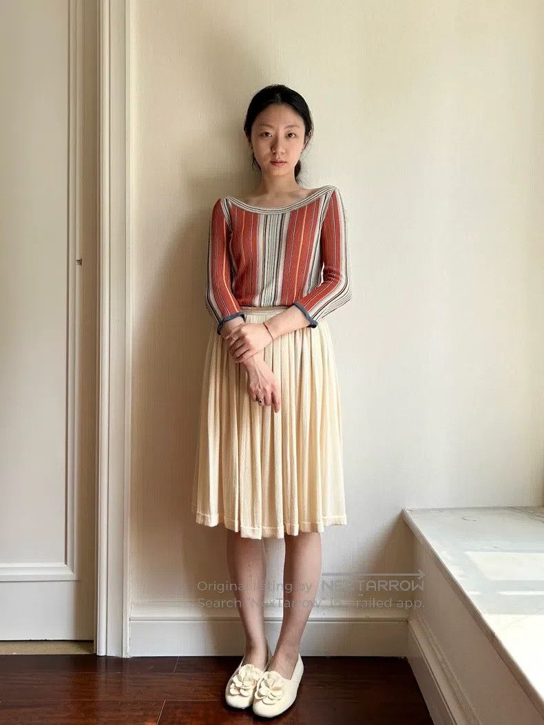 Hermes Hermes One-shoulder Seven-eighths Sleeve Slim Top Size S / US 4 / IT 40 - 3 Thumbnail