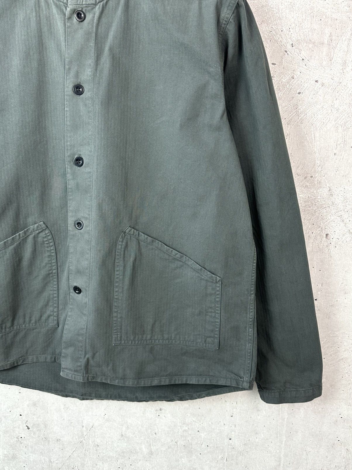Other Form&Thread Stripped Grey Cotton Long Sleeve Bomber Jacket Size US L / EU 52-54 / 3 - 5 Thumbnail