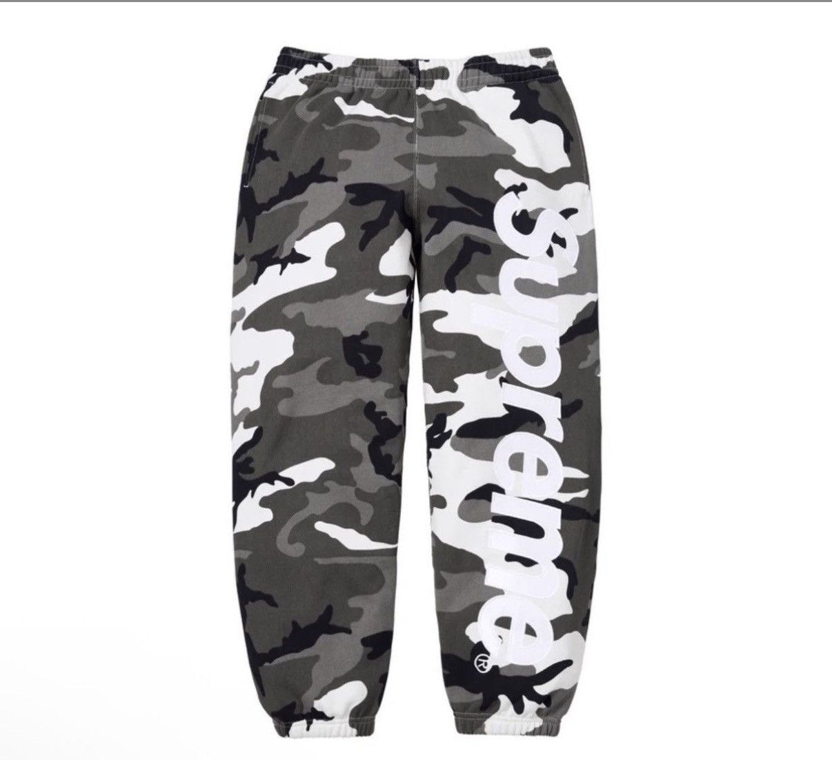 Supreme Supreme Applique Camo Sweatpants Size US 34 / EU 50 - 1 Thumbnail