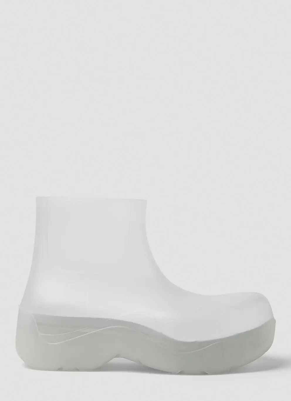 Bottega Veneta o1loc1c0824 640043 Puddle Ankle Boot in Transparent White Size US 8 / EU 41 - 1 Thumbnail