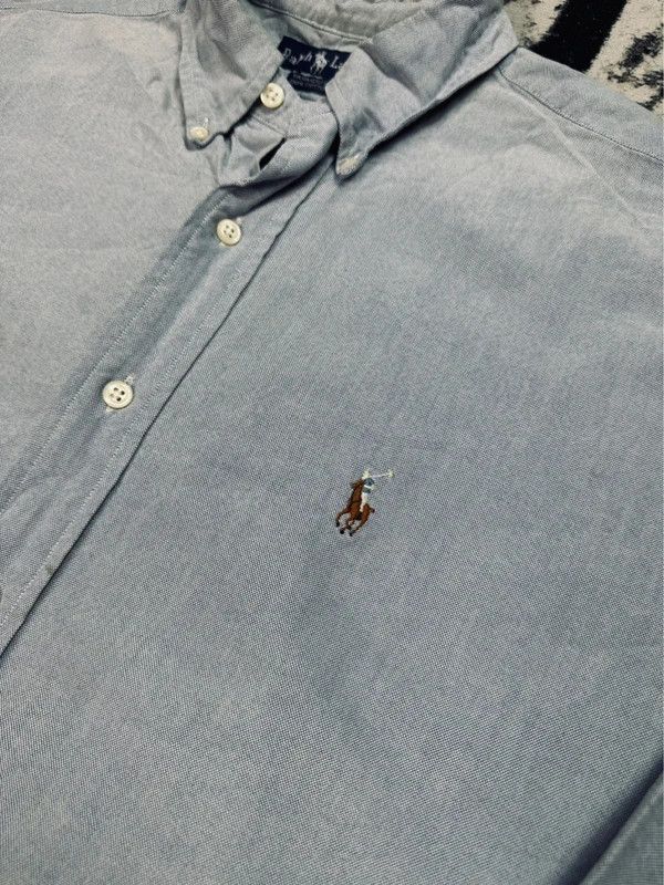 Ralph Lauren Vintage Polo Ralph Lauren Shirt Blue XL Size US XL / EU 56 / 4 - 4 Thumbnail