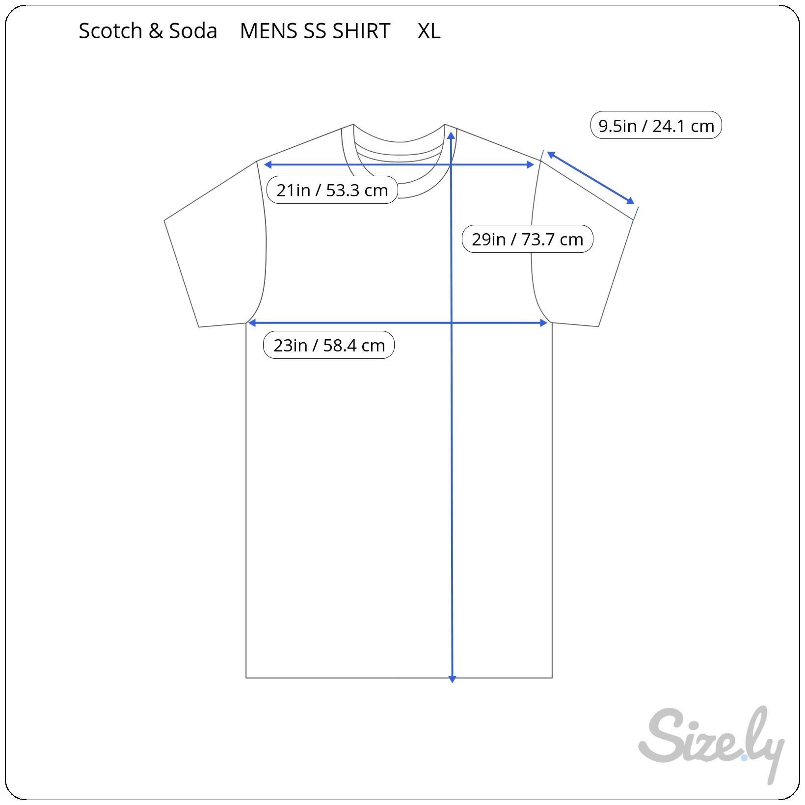 Scotch & Soda Scotch & Soda mens blue cotton short sleeve crew top NEW XL Size US XL / EU 56 / 4 - 2 Thumbnail