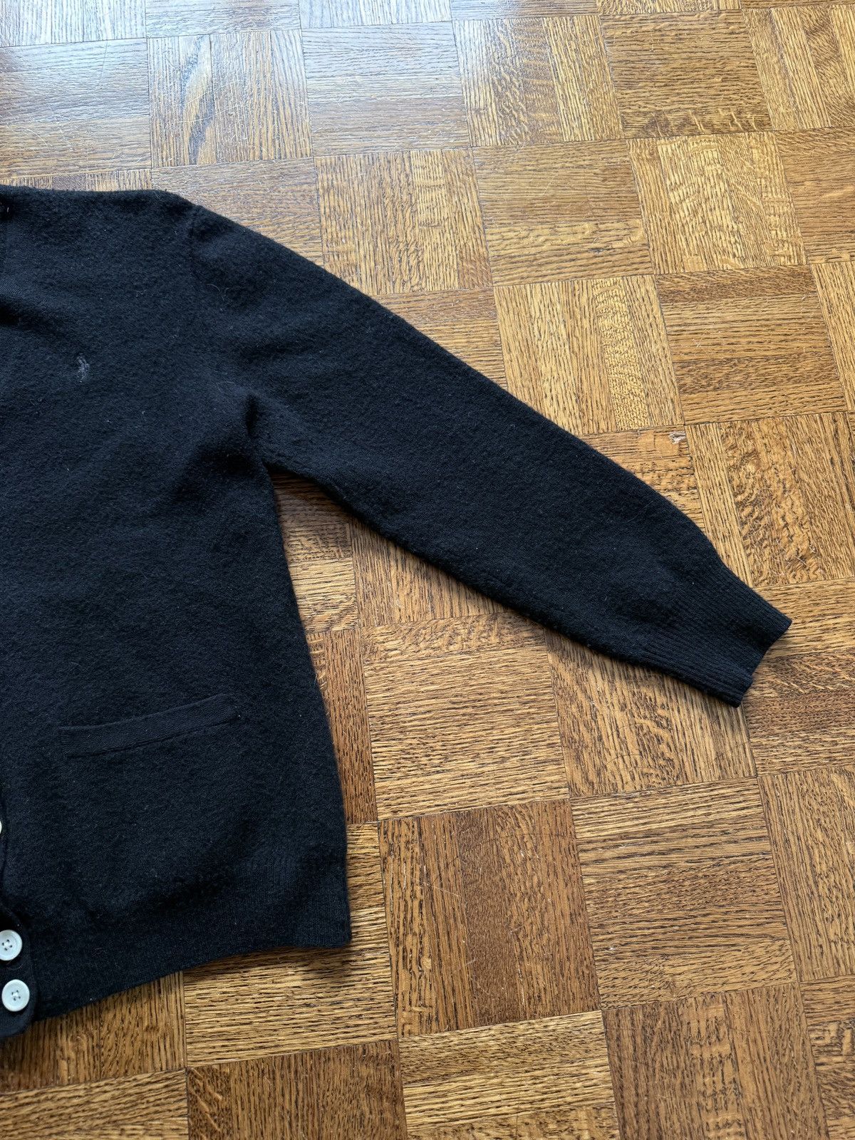 Polo Ralph Lauren Vintage Polo Sport Black Tonal Cardigan Wool Sweater Size M / US 6-8 / IT 42-44 - 6 Thumbnail