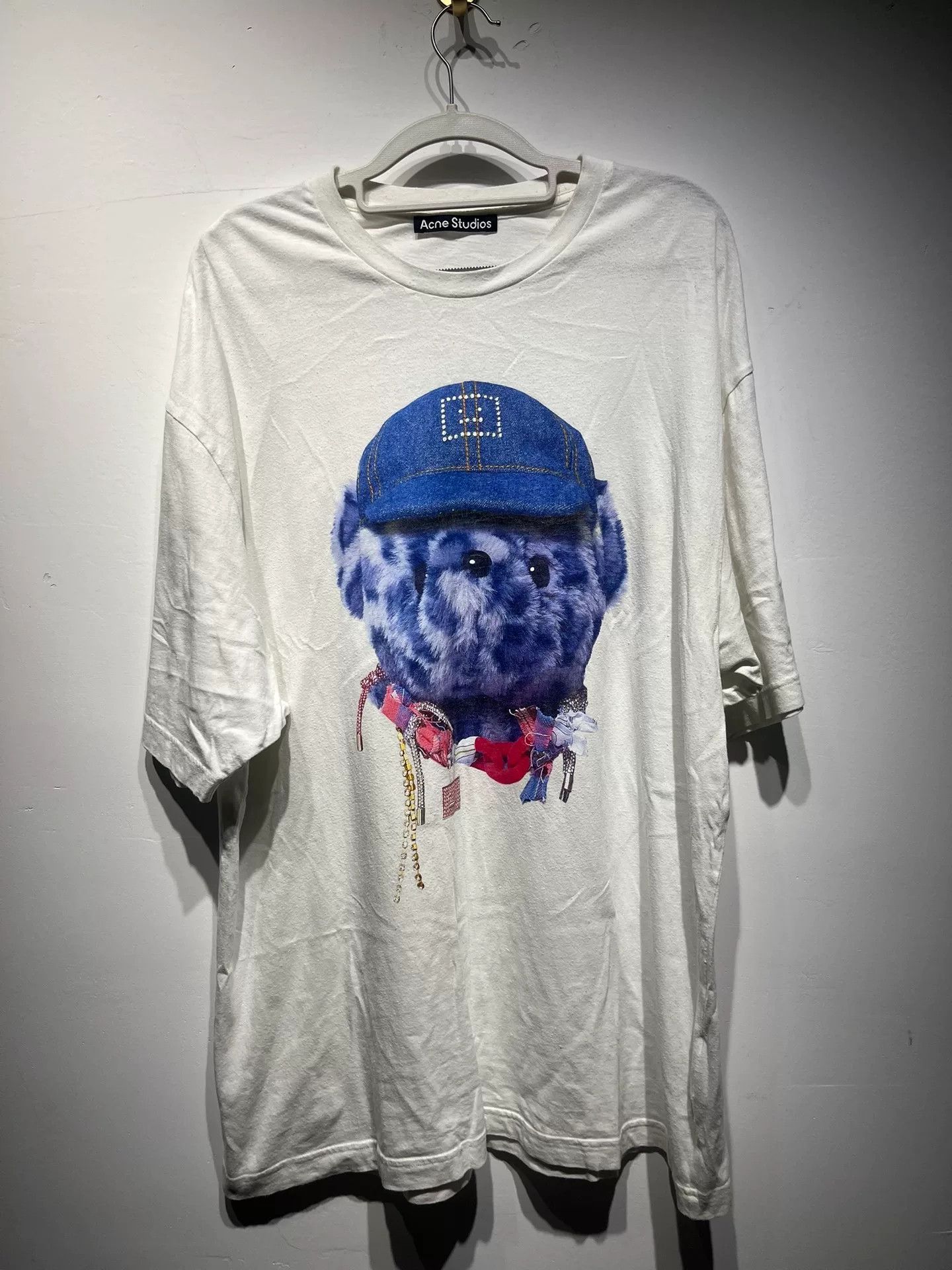 Acne Studios Acne Studios Printed White T-Shirt L Men Size US L / EU 52-54 / 3 - 1 Thumbnail