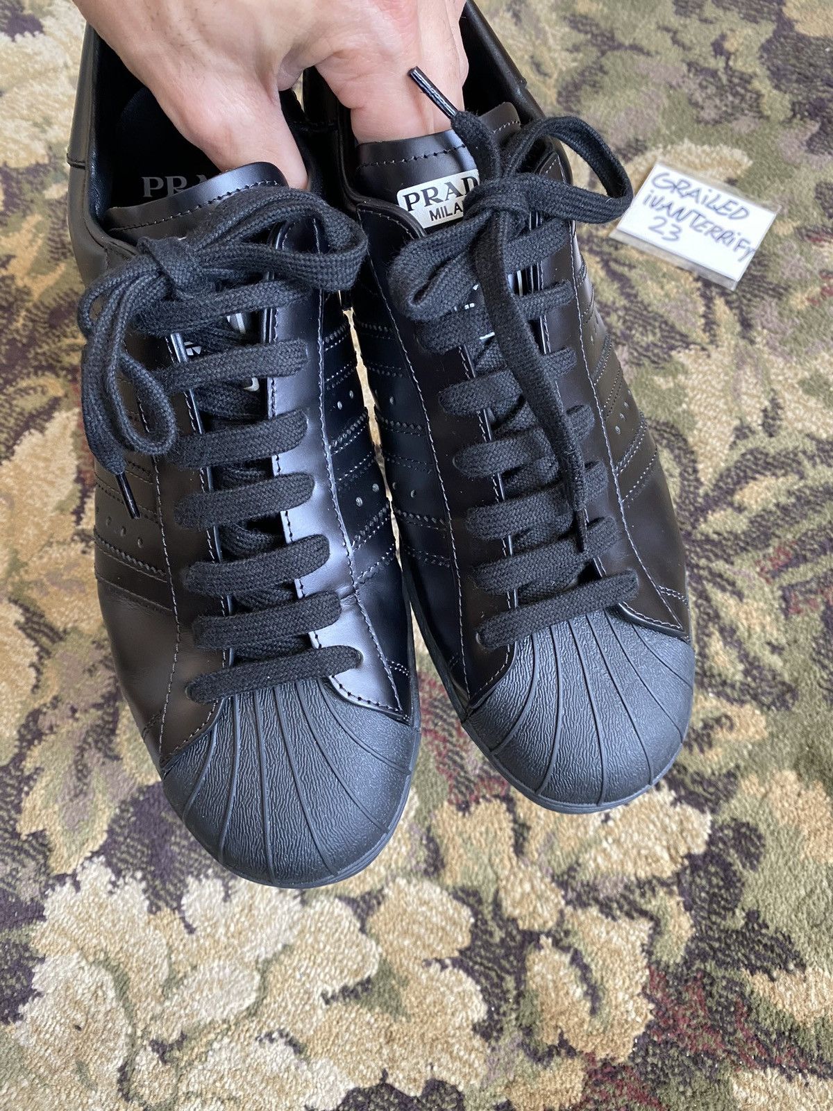 Adidas × Prada Prada x Adidas Superstar Size US 9.5 / EU 42-43 - 12 Thumbnail