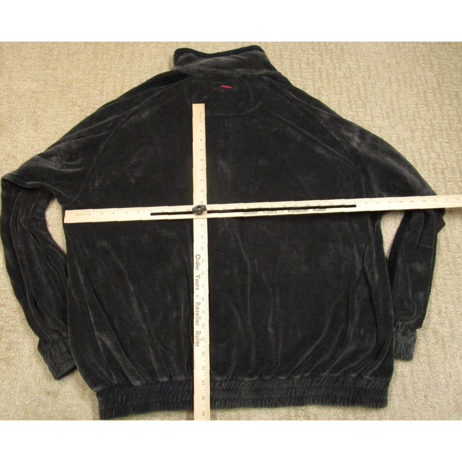 Fubu VINTAGE FUBU Jacket Men XL Black Velour Track Windbreaker 90s Hip Hop Y2K Halloween? Size US XL / EU 56 / 4 - 5 Thumbnail