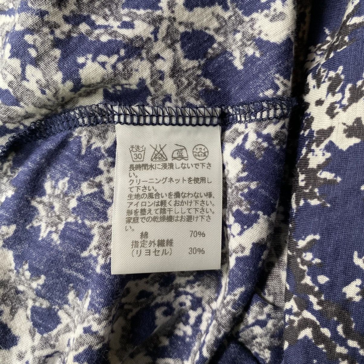 Zucca Zucca Blue Short Sleeve Printed Flare Tunic Top Size M / US 6-8 / IT 42-44 - 14 Thumbnail