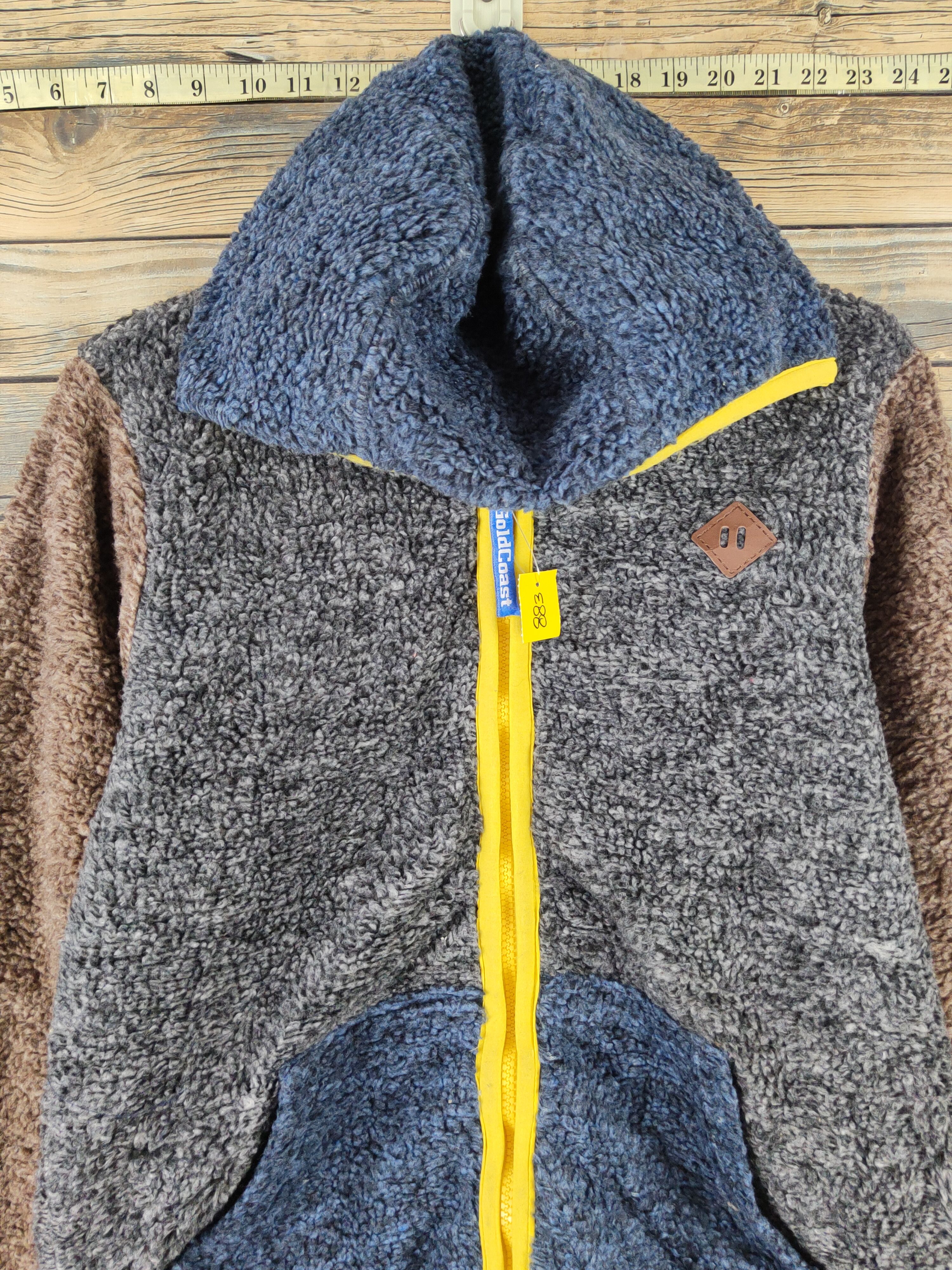 Japanese Brand × Vintage DL Gold Coast Black Brown Fur Mohair Hoodie Sweaters #883 Size US S / EU 44-46 / 1 - 2 Thumbnail