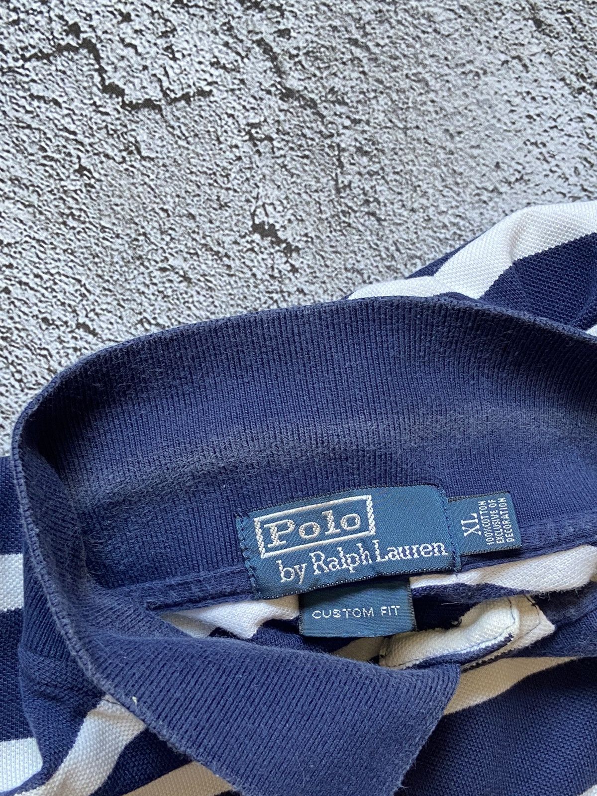 Polo Ralph Lauren × Vintage Vintage Polo Ralph Lauren Distressed Faded Polo Shirt Size US XL / EU 56 / 4 - 7 Thumbnail