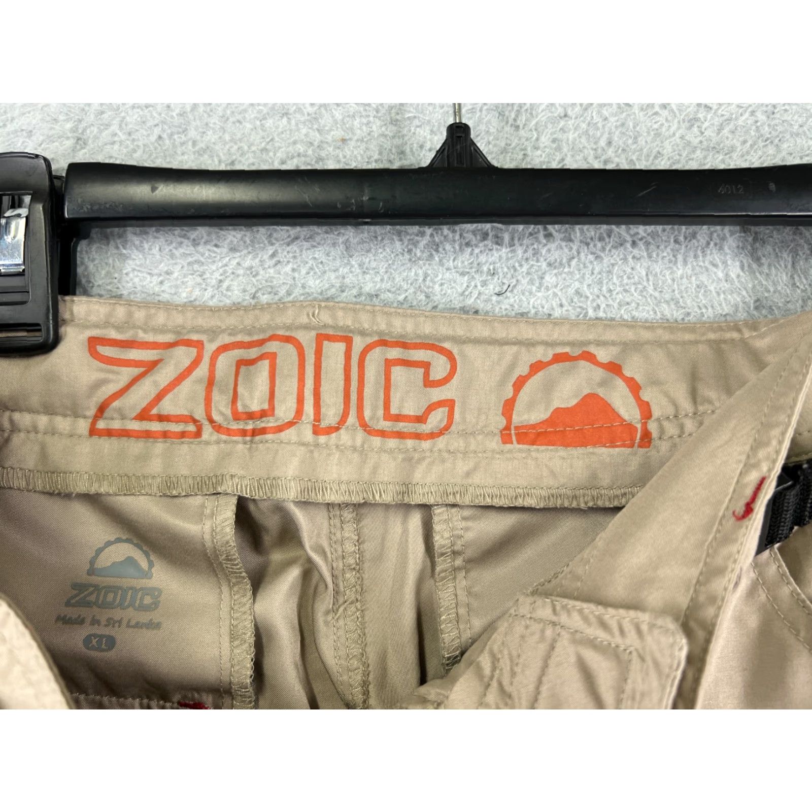 Vintage ZOIC Mens Cargo Shorts Beige XL Canvas Belted Cargo Pocket Casual Outdoors Hiking Camping Fishing Shirt? Size US 36 / EU 52 - 3 Thumbnail