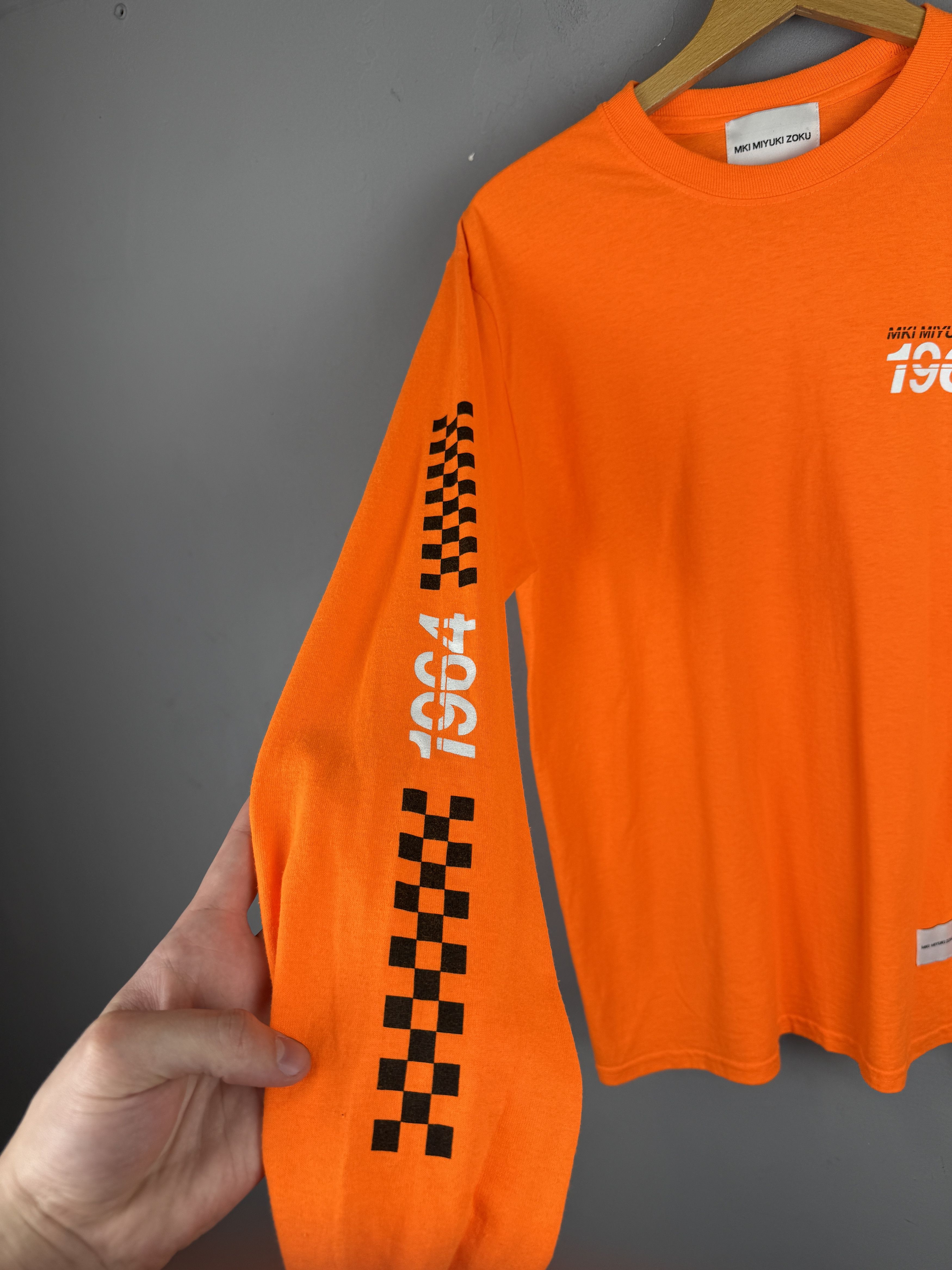 Mki Miyuki Zoku MKI MIYUKI ZOKU T-shirt Long Sleeve Orange Streetwear SK8 Size US M / EU 48-50 / 2 - 6 Thumbnail