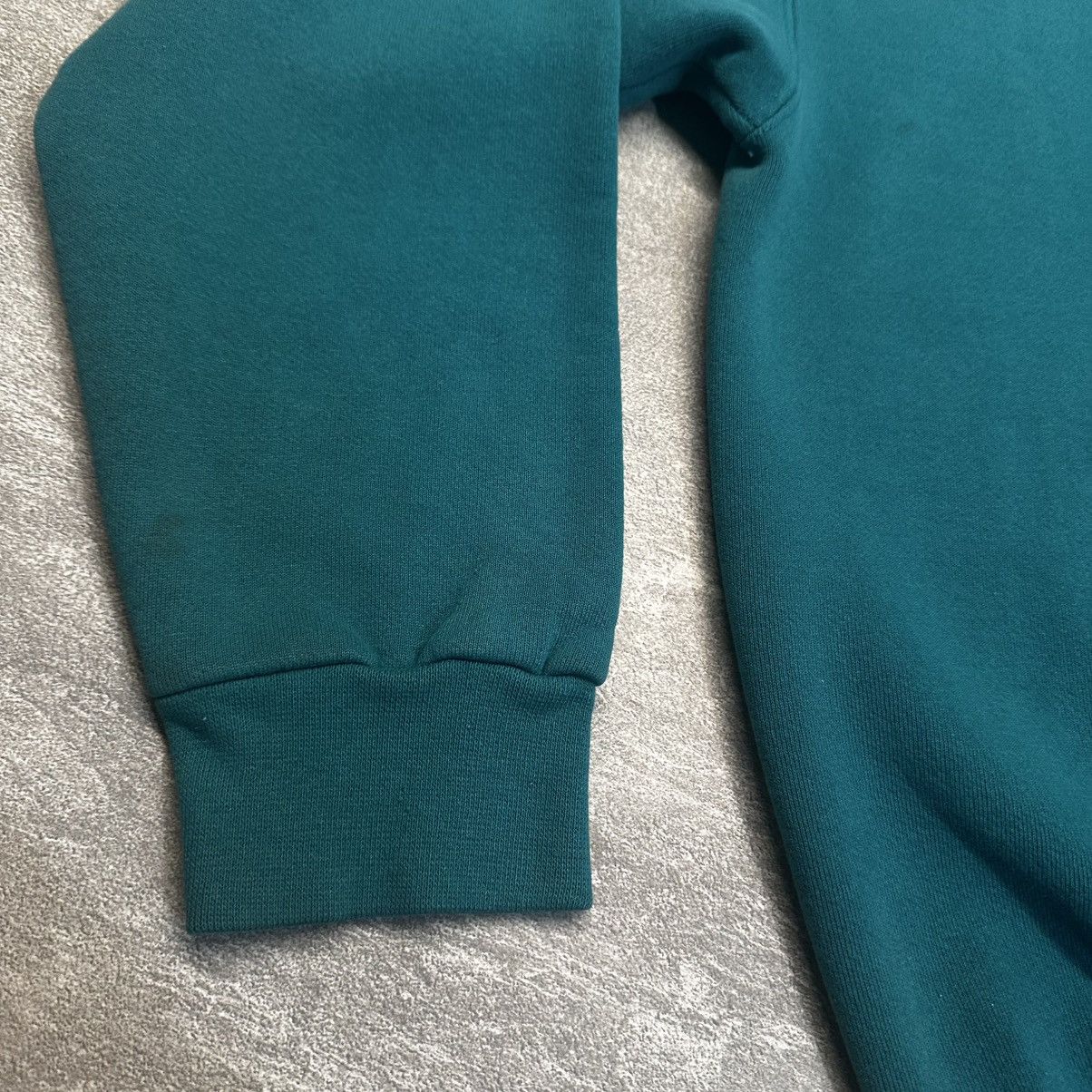 Tultex × Vintage Vintage Tultex Made in USA Crewneck Sweatshirt Blank Teal Size US L / EU 52-54 / 3 - 5 Thumbnail