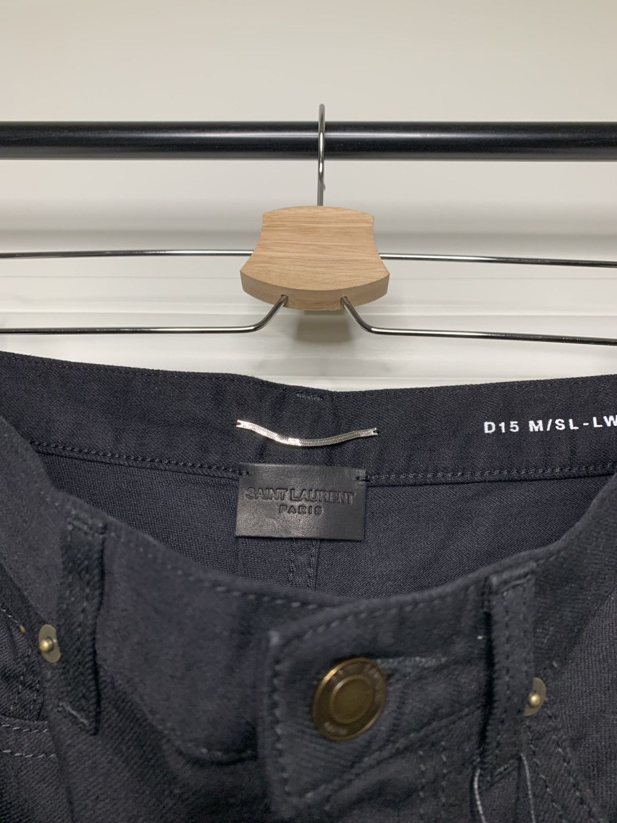 Saint Laurent Paris Saint Laurent Denim Jeans Black Pants Size US 28 / EU 44 - 4 Thumbnail