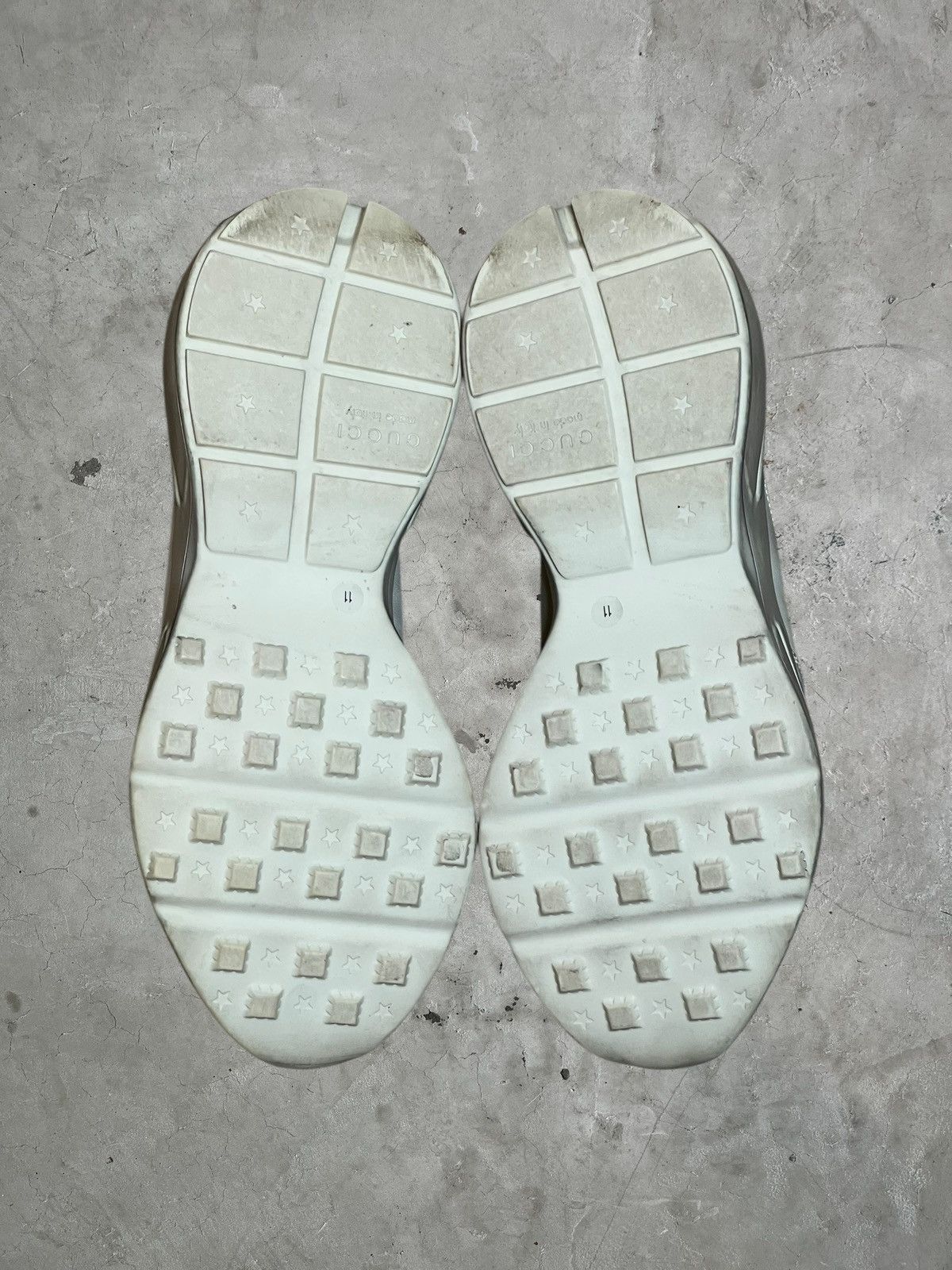 Gucci Gucci Rhyton Leather Sneakers Size US 12 / EU 45 - 10 Thumbnail