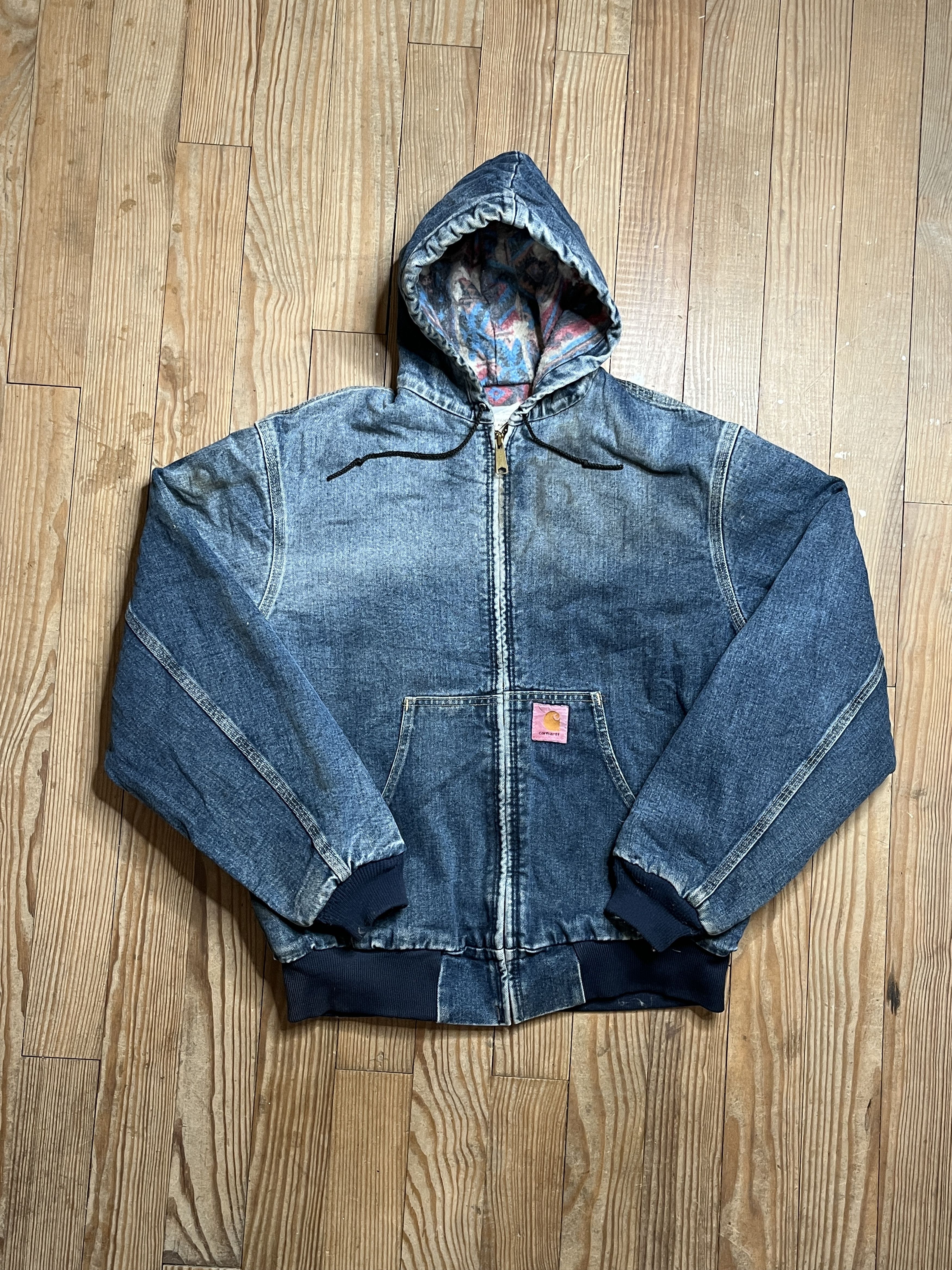 Carhartt carhartt denim active jacket J139 DST | Grailed