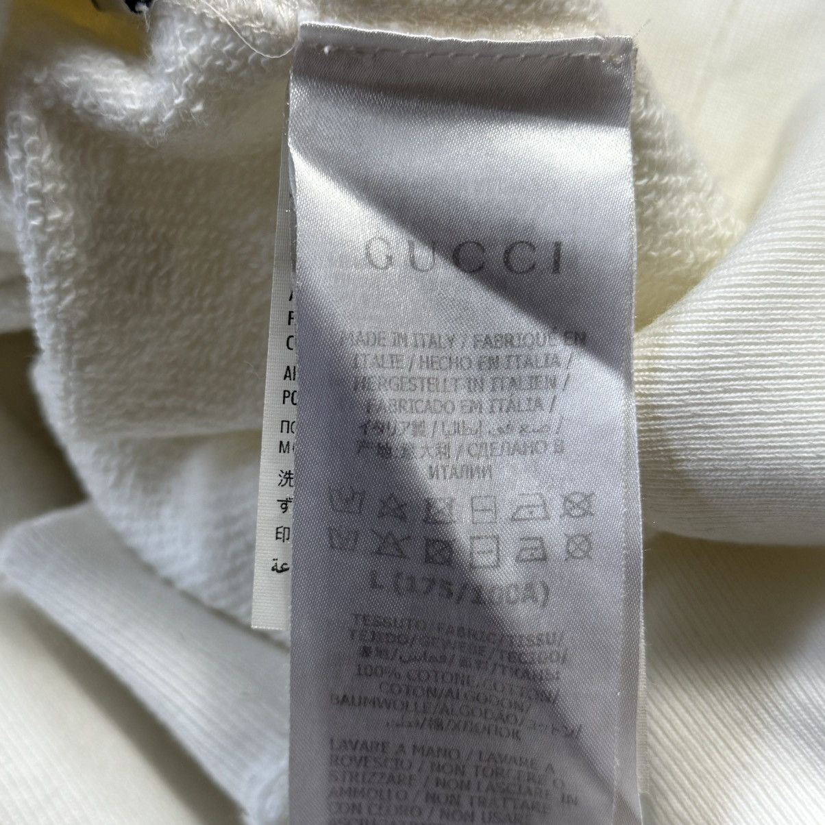 Designer × Gucci *RARE* Gucci Cat Distressed Italy-Made Boxy Cut Hoodie Size US L / EU 52-54 / 3 - 5 Thumbnail