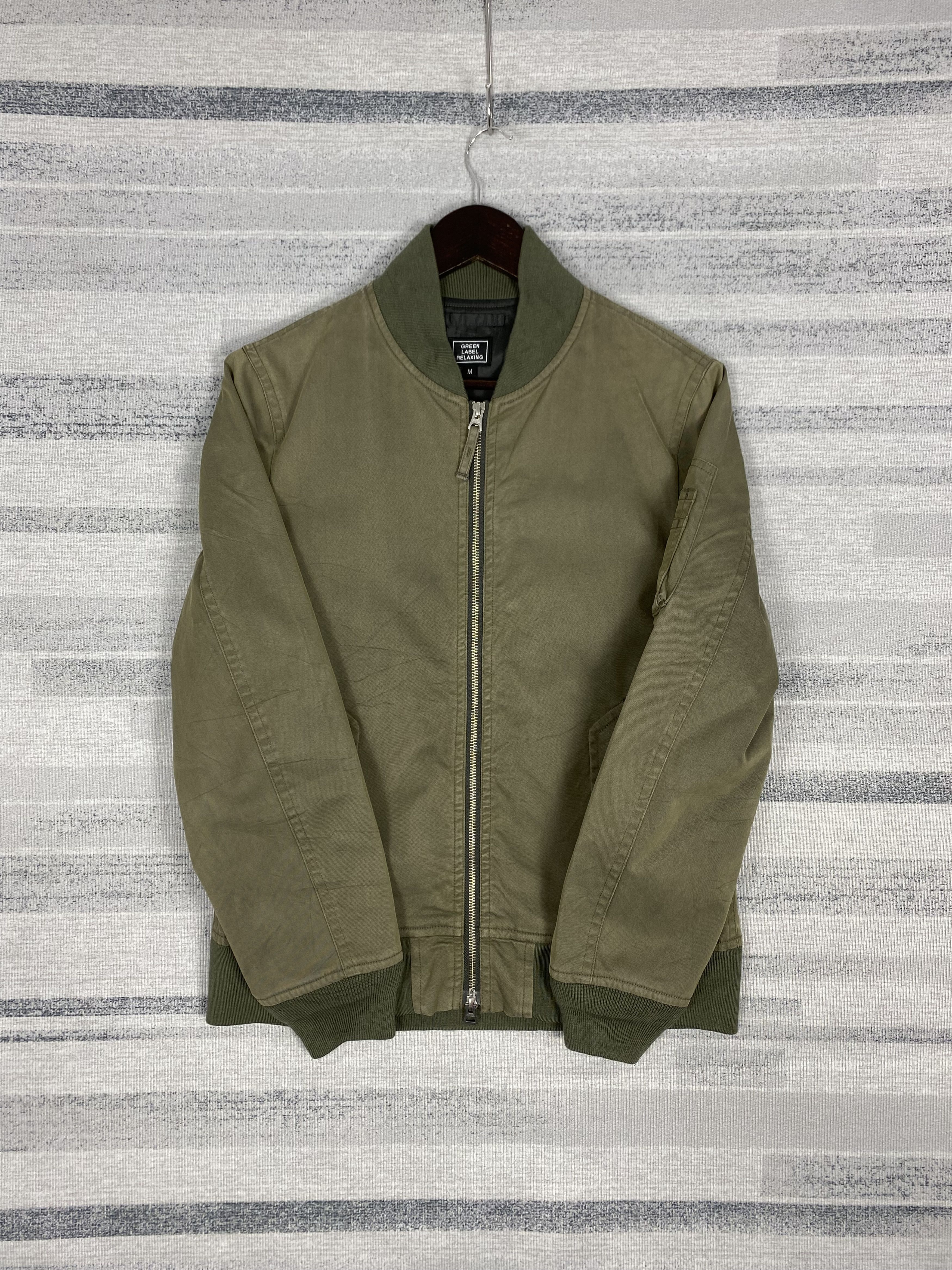 Japanese Brand × Vintage Vintage Green Label Relaxing Bombers Jacket Size US M / EU 48-50 / 2 - 5 Thumbnail