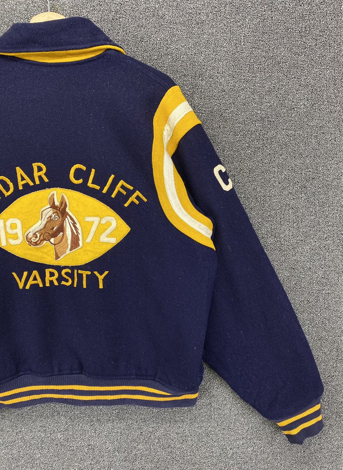 Vintage Vintage 70s Felco Cedar Cliff Wool Varsity Jacket Size US M / EU 48-50 / 2 - 4 Thumbnail