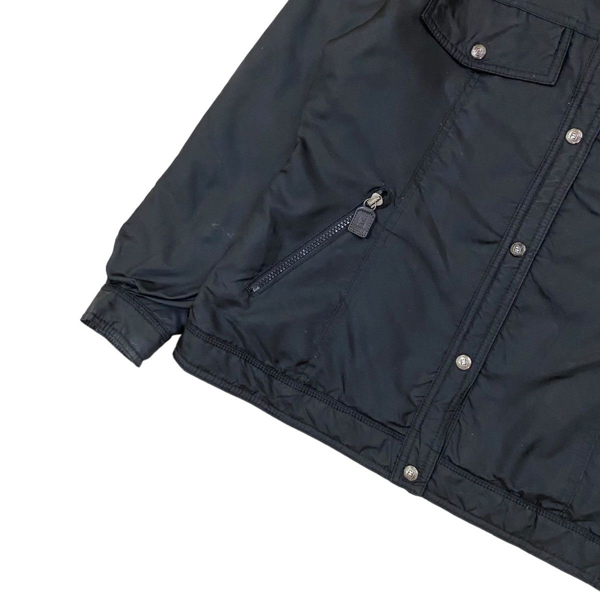 Fendi HEAT🔥FENDI JEANS MESH BACK SNAP FRONT SWINGER JACKET Size US S / EU 44-46 / 1 - 6 Thumbnail