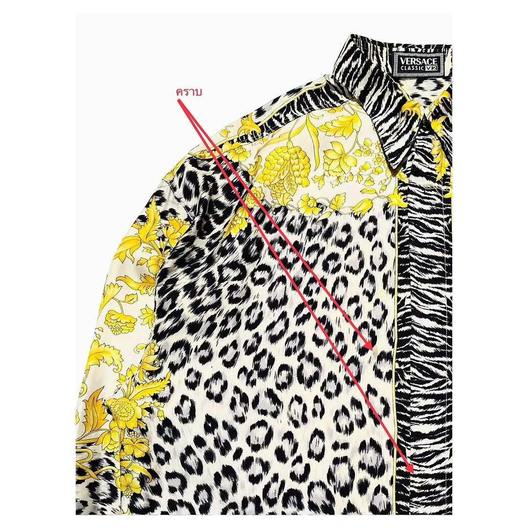 Versace Rare VERSACE Rayon Shirt Size US XL / EU 56 / 4 - 8 Thumbnail