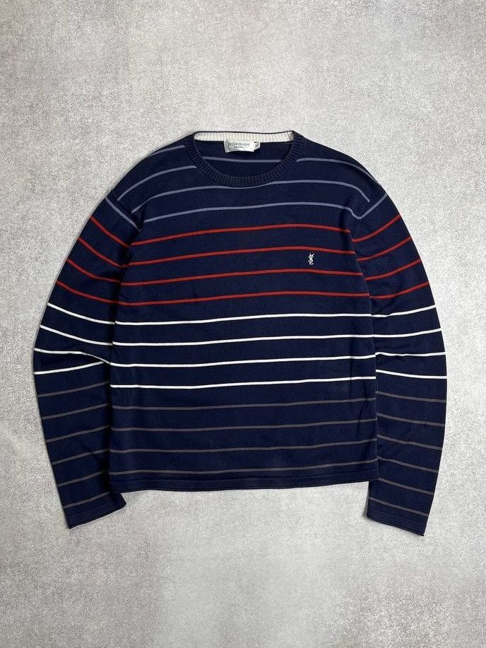 Vintage × Yves Saint Laurent VINTAGE YSL YVES SAINT LAURENT KNIT SWEATER RARE M Size US M / EU 48-50 / 2 - 1 Thumbnail