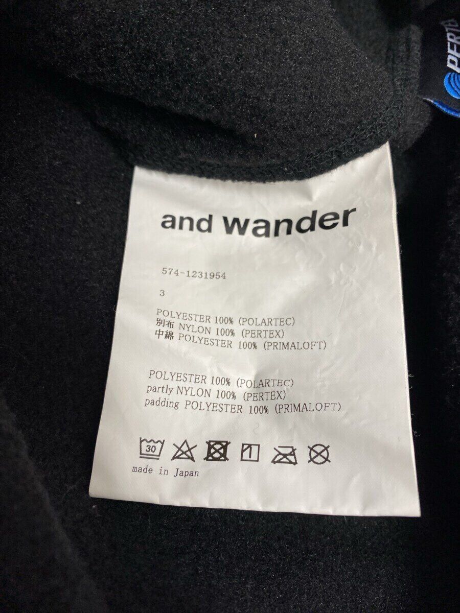 And Wander Reflective Logo Hooded Top Fleece Jacket Size US L / EU 52-54 / 3 - 4 Thumbnail