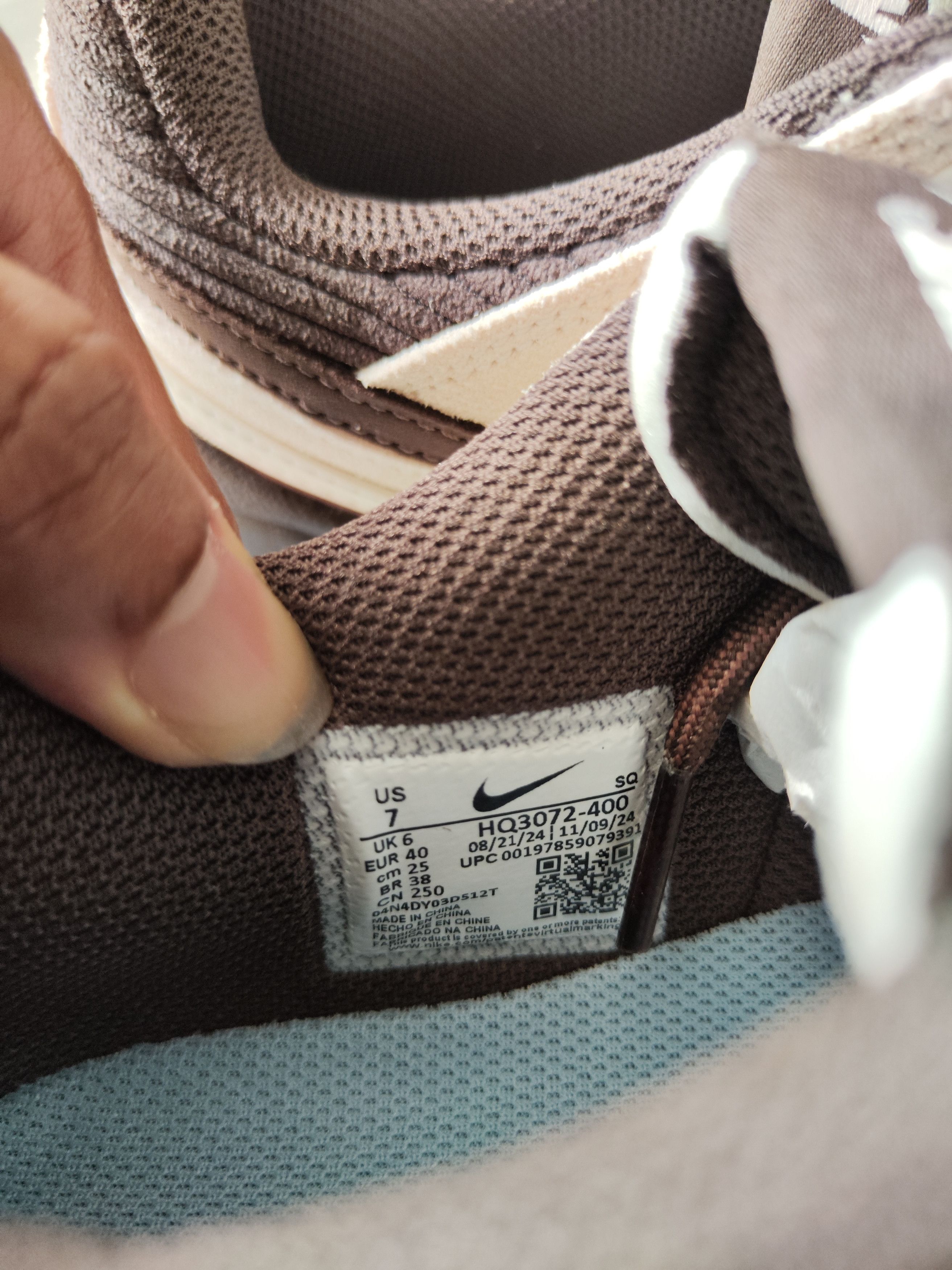 Nike × Travis Scott Nike Travis Scott Zoom Field Jaxx Leche Blue Size US 7 / EU 40 - 9 Thumbnail